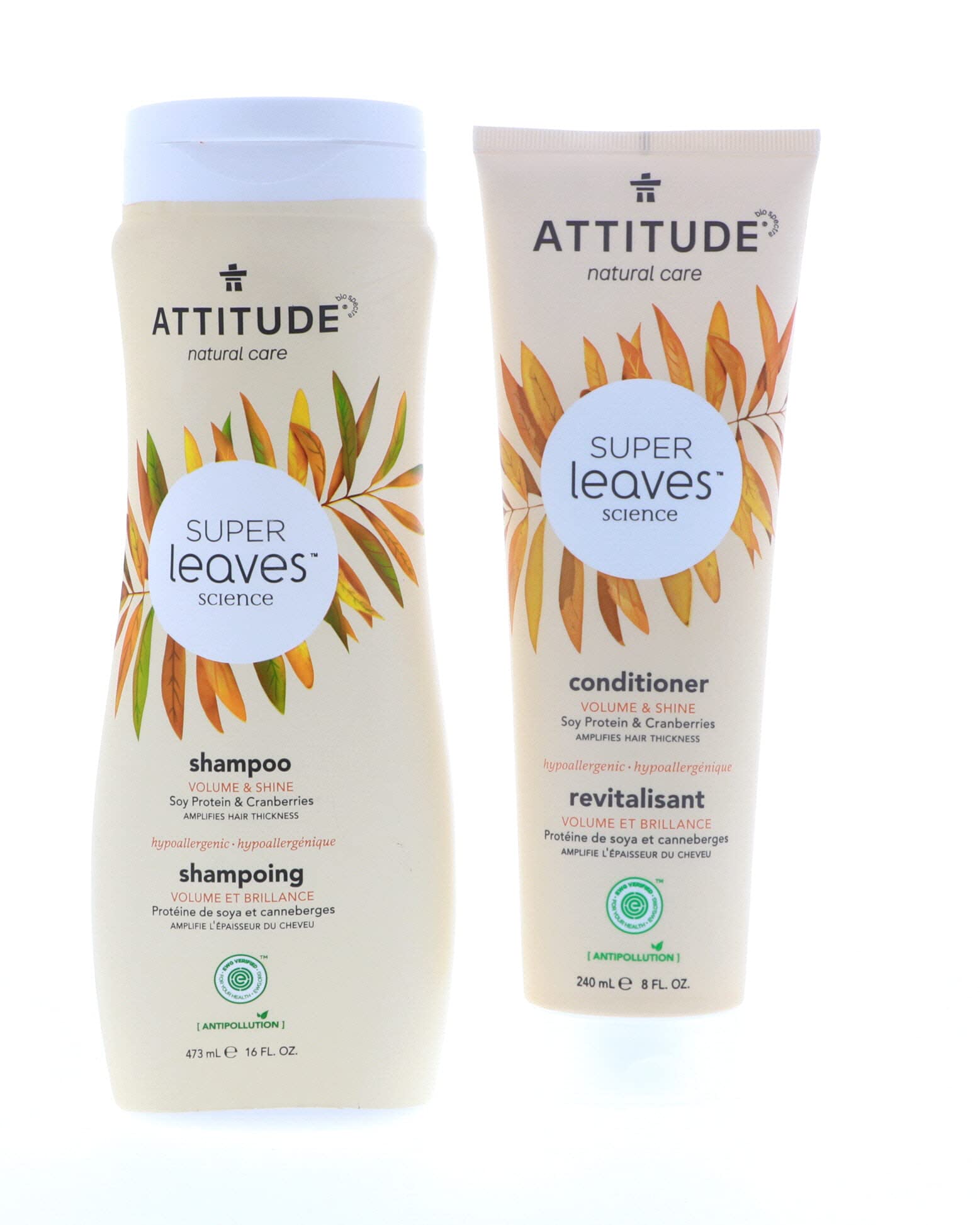 Foto 5 pulgar | Paquete De Champú Y Acondicionador Attitude Super Leaves Volume - Venta Internacional.