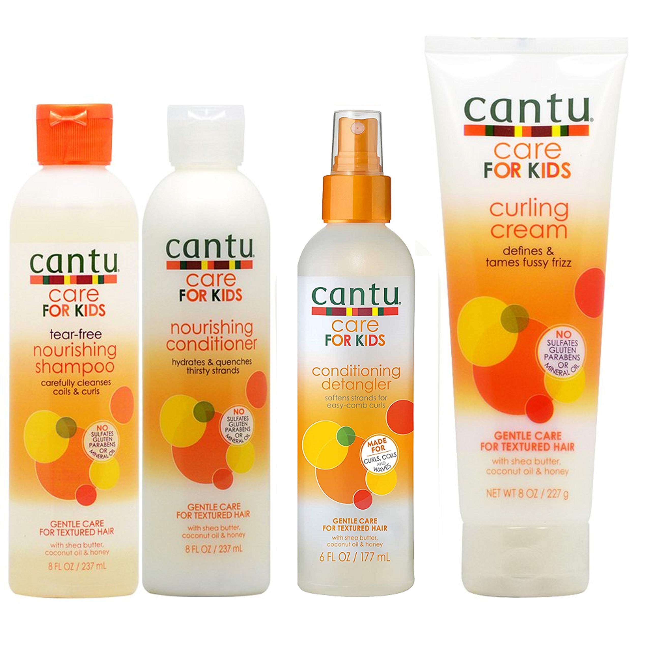 Set De Cuidado Del Cabello Cantu Care Para Niños, Champú Acondicionador, Desenredante - Venta Internacional.