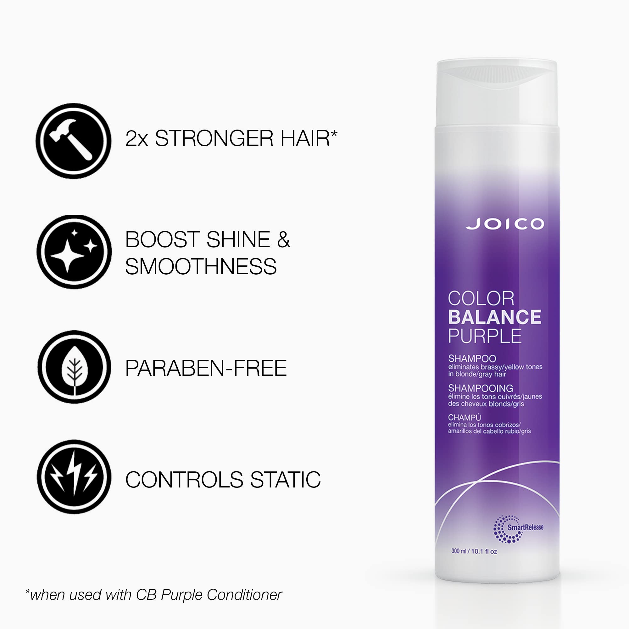 Foto 4 pulgar | Set De Champú Y Acondicionador Joico Color Balance Purple 300 Ml - Venta Internacional.