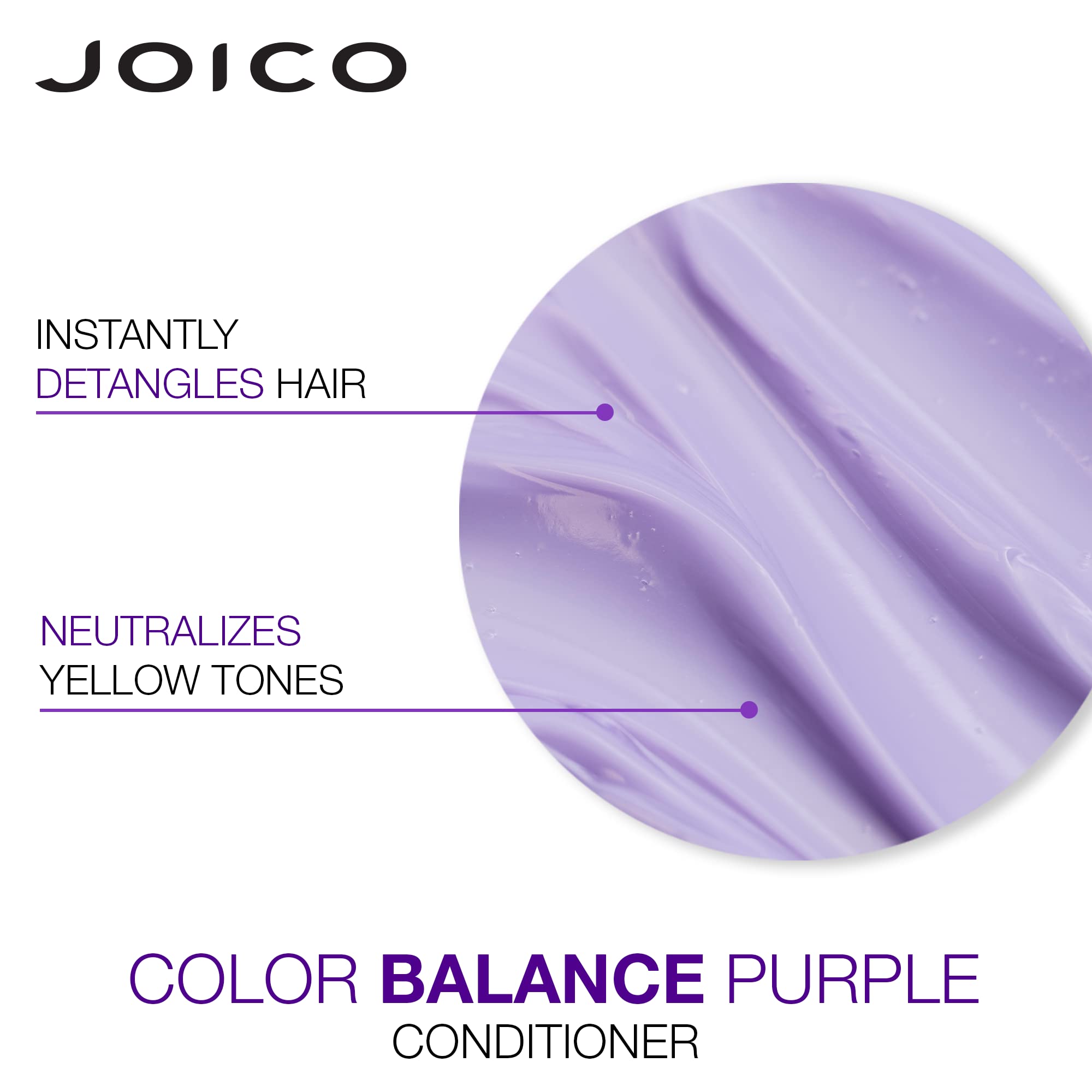 Foto 8 pulgar | Set De Champú Y Acondicionador Joico Color Balance Purple 300 Ml - Venta Internacional.