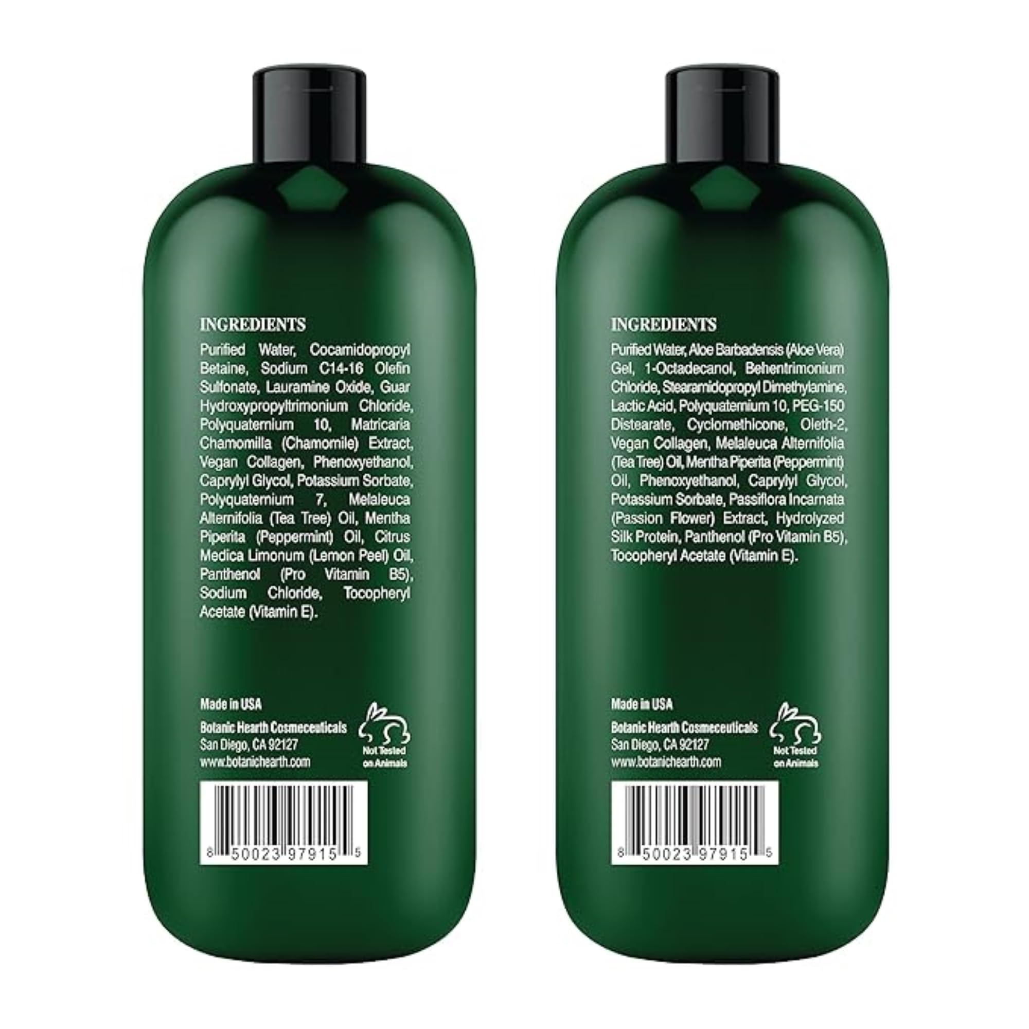 Foto 4 pulgar | Set De Champú Y Acondicionador Botanic Hearth Tea Tree 480 Ml - Venta Internacional.