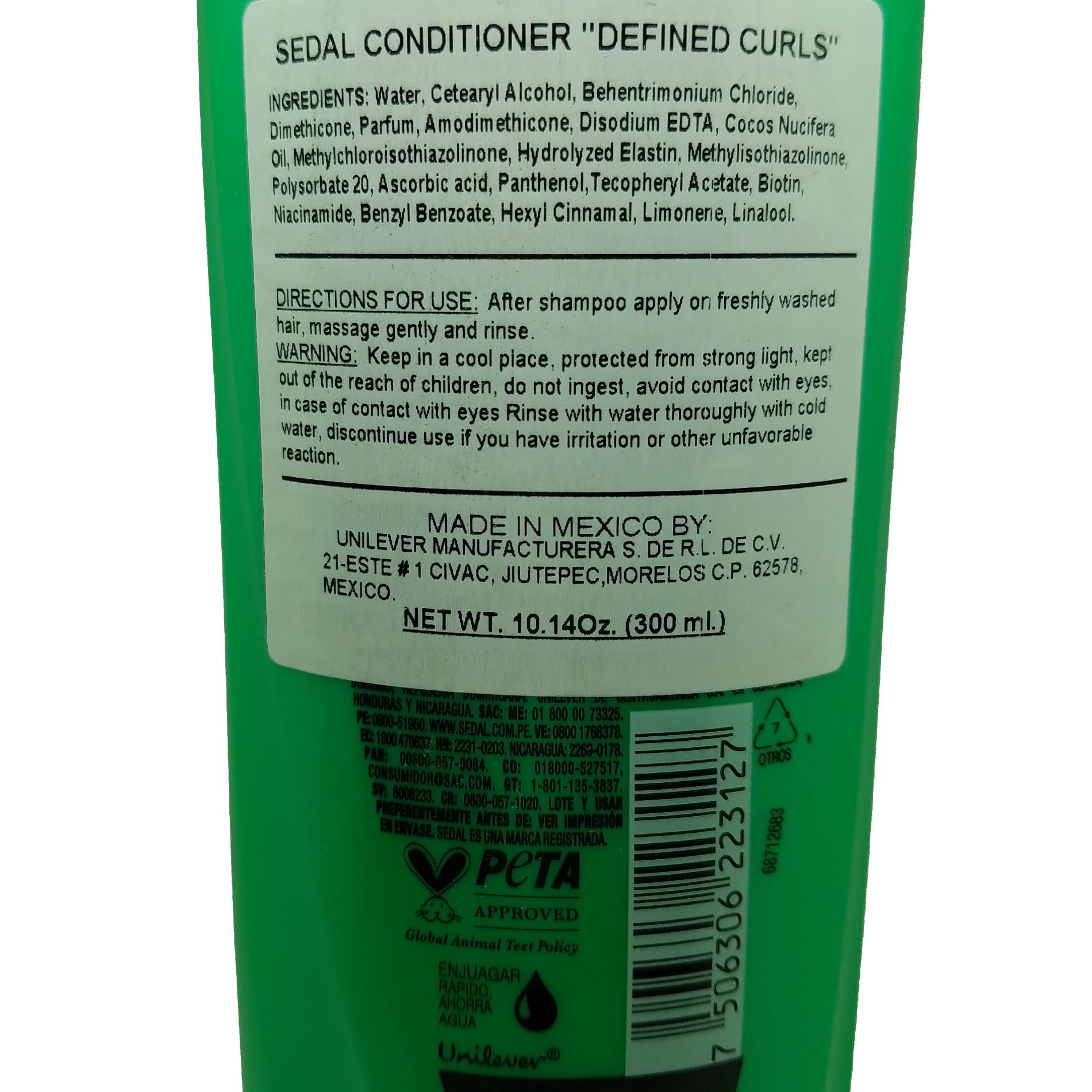 Foto 5 pulgar | Set De Acondicionador Sedal Defined Curls De 340 Ml Y Crema De 300 Ml - Venta Internacional.