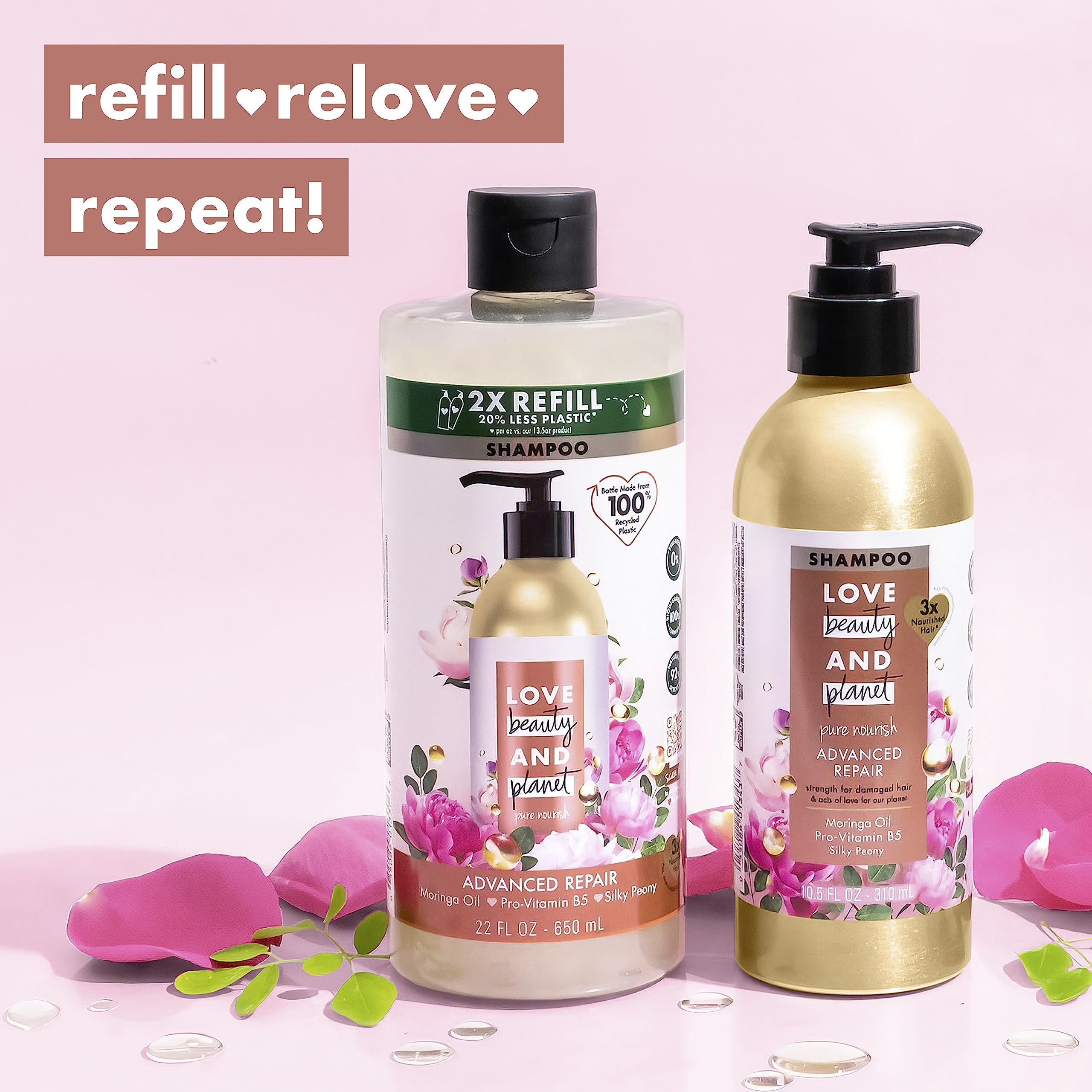 Foto 5 pulgar | Champú Y Acondicionador Love Beauty Planet Advanced Repair - Venta Internacional.
