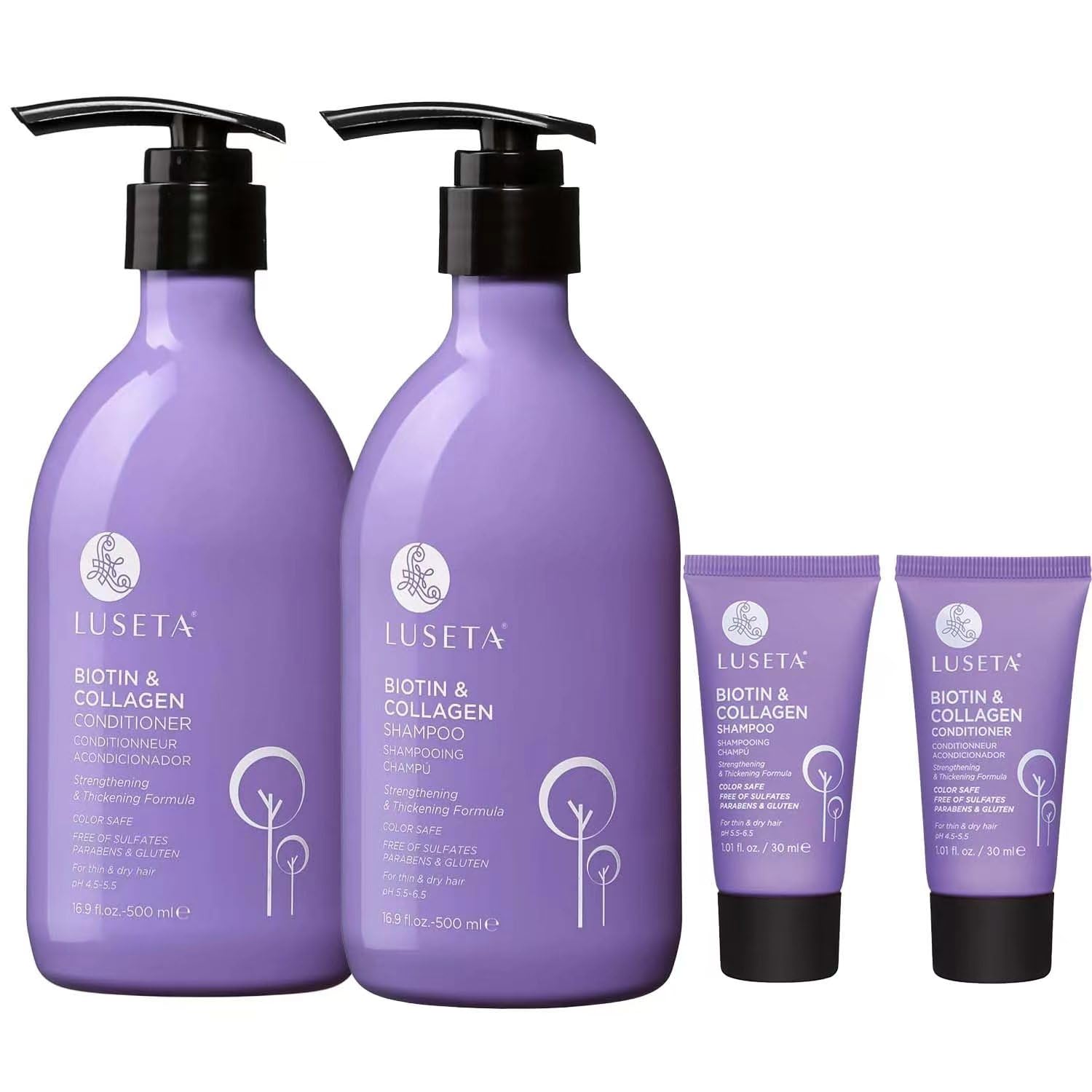 Foto 1 | Set De Champú Y Acondicionador Luseta Biotin Con Aceite De Argán - Venta Internacional.