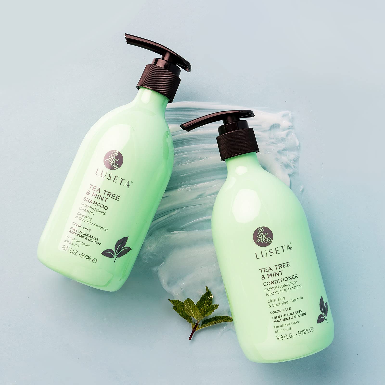 Foto 6 pulgar | Champú Luseta Limpiador Calmante Con Árbol De Té Y Menta, 500 Ml - Venta Internacional.