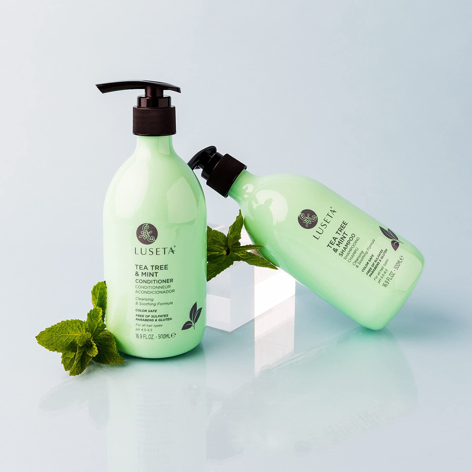 Foto 7 pulgar | Champú Luseta Limpiador Calmante Con Árbol De Té Y Menta, 500 Ml - Venta Internacional.