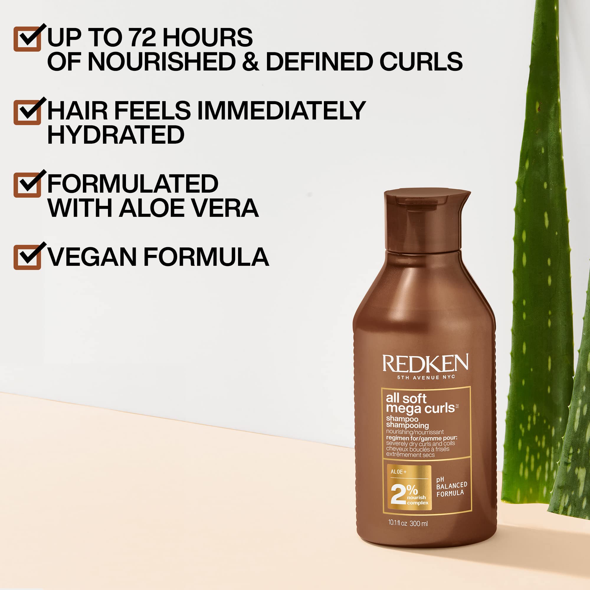 Foto 5 pulgar | Set De Champú Y Acondicionador Redken All Soft Mega Curls 300 Ml - Venta Internacional.