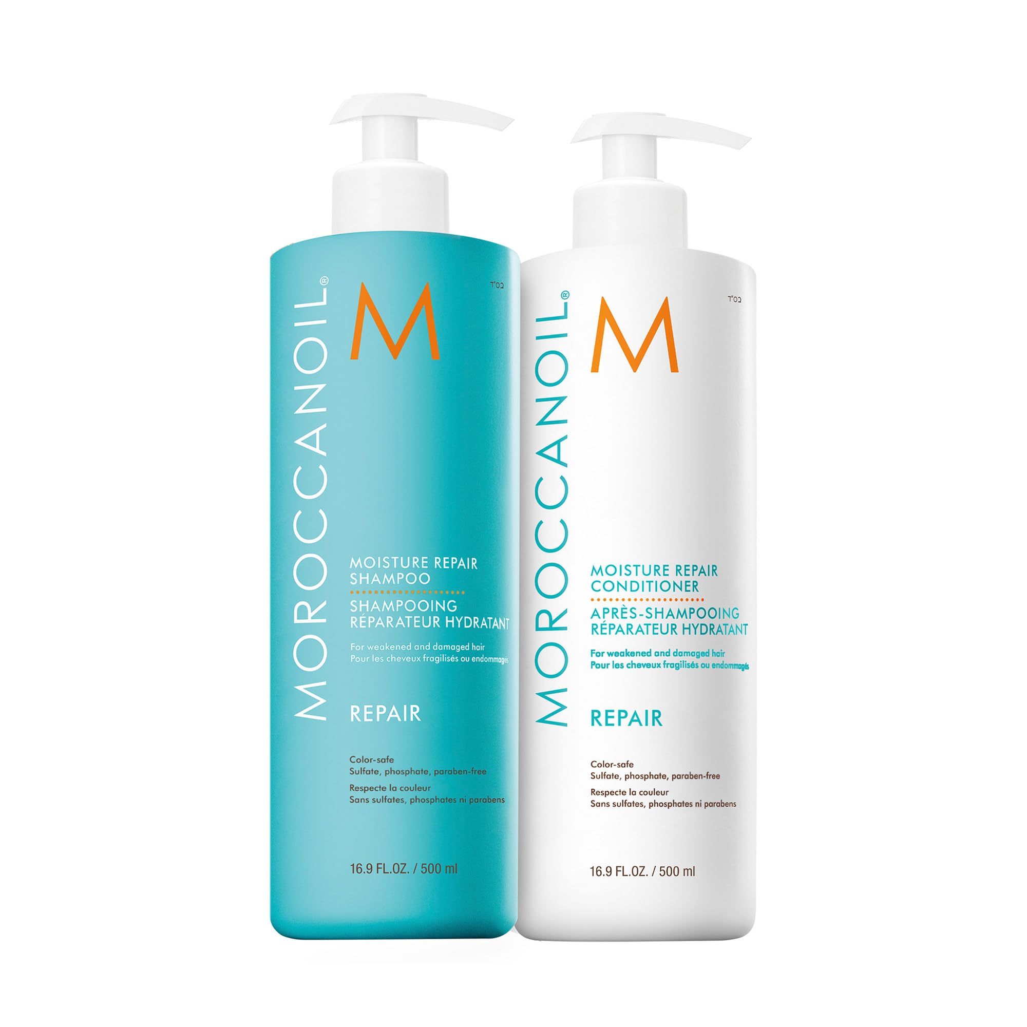 Foto 2 | Set De Champú Y Acondicionador Moroccanoil Moisture Repair 500 Ml - Venta Internacional.