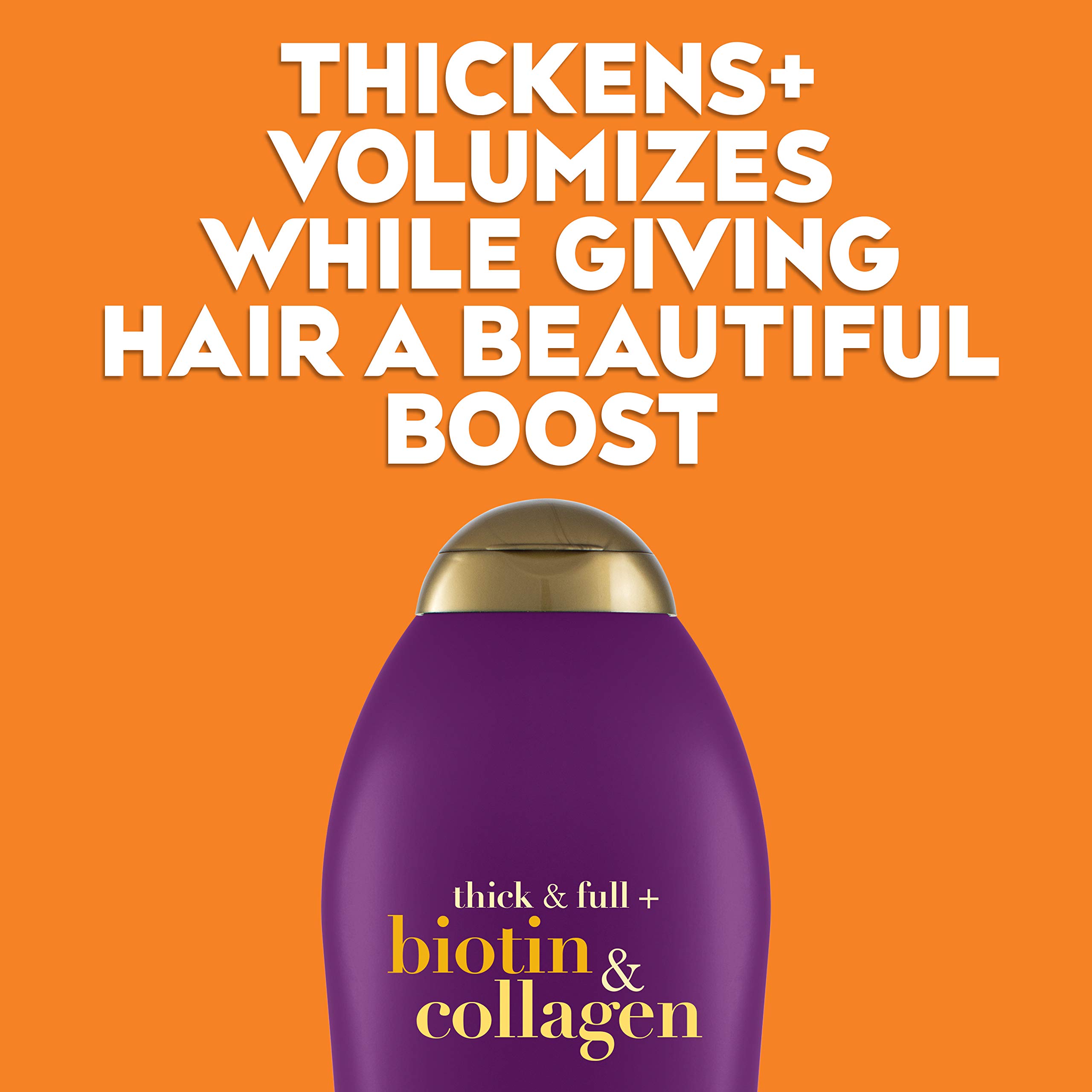 Foto 4 pulgar | Champú y Acondicionador Ogx Thick & Full Biotina Colágeno 750 ml - Venta Internacional