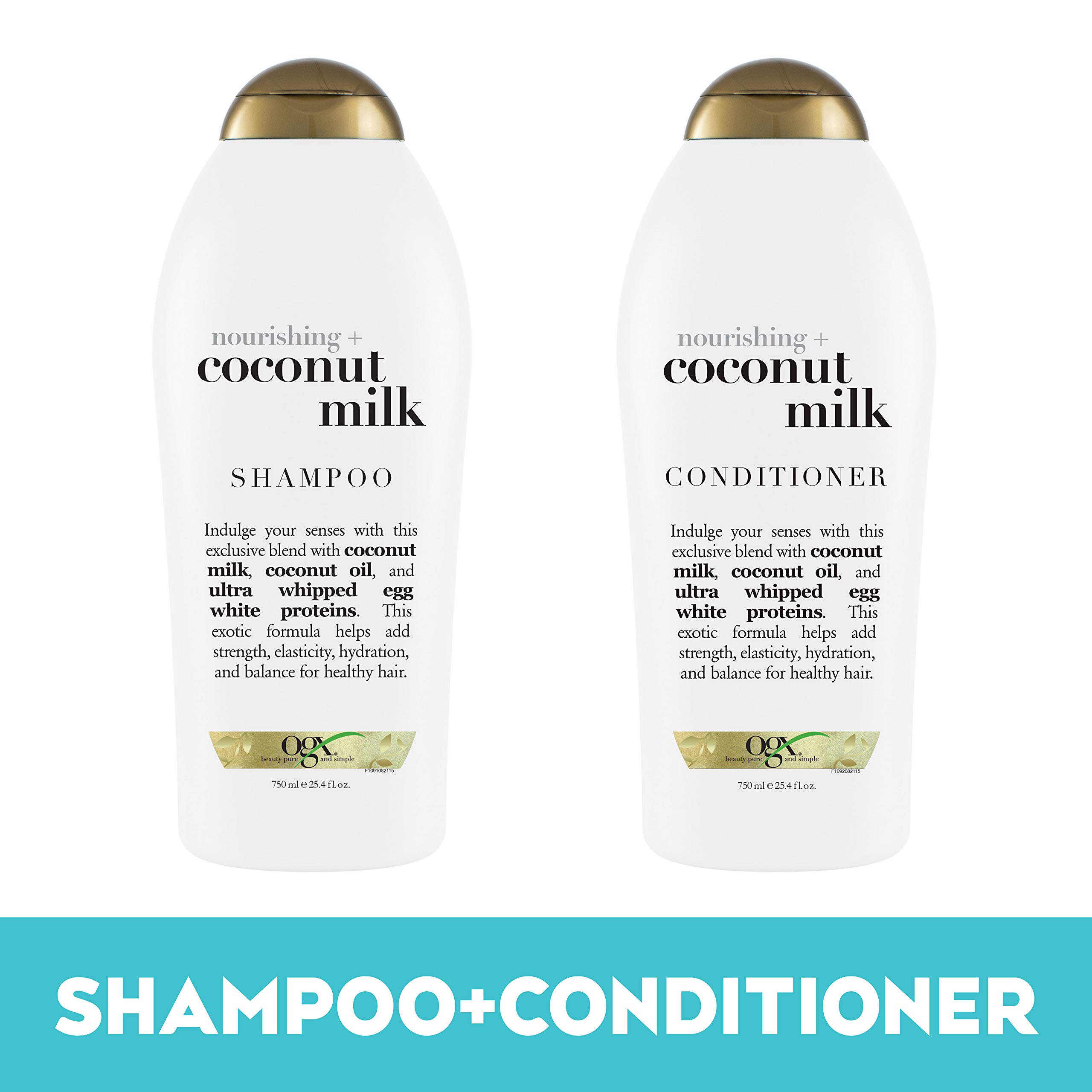 Foto 6 pulgar | Set de Champú y Acondicionador Ogx Nourishing Coconut Milk 750 Ml - Venta Internacional