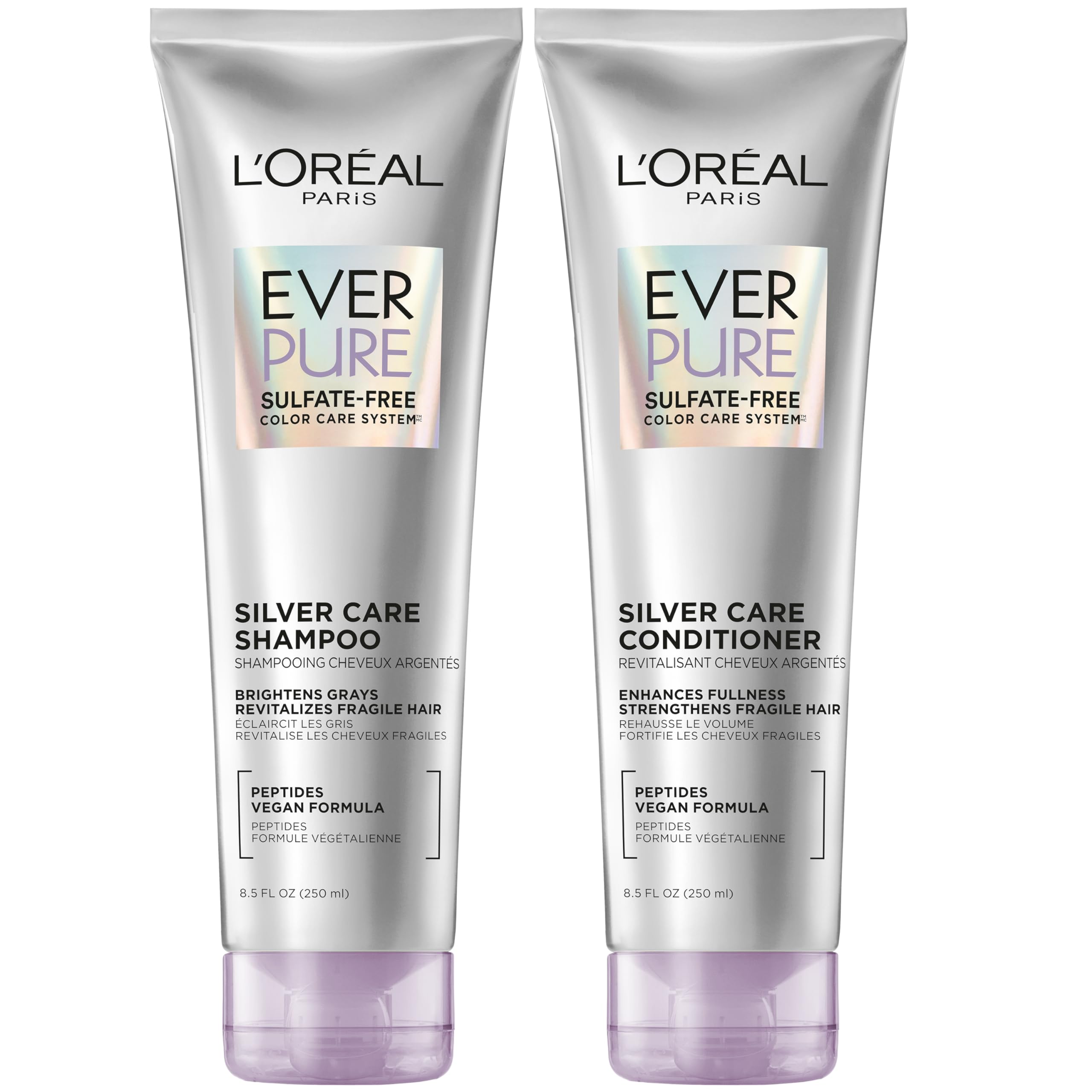 Foto 2 pulgar | Set de Shampoo y Acondicionador L'oreal Paris Everpure Silver - Venta Internacional
