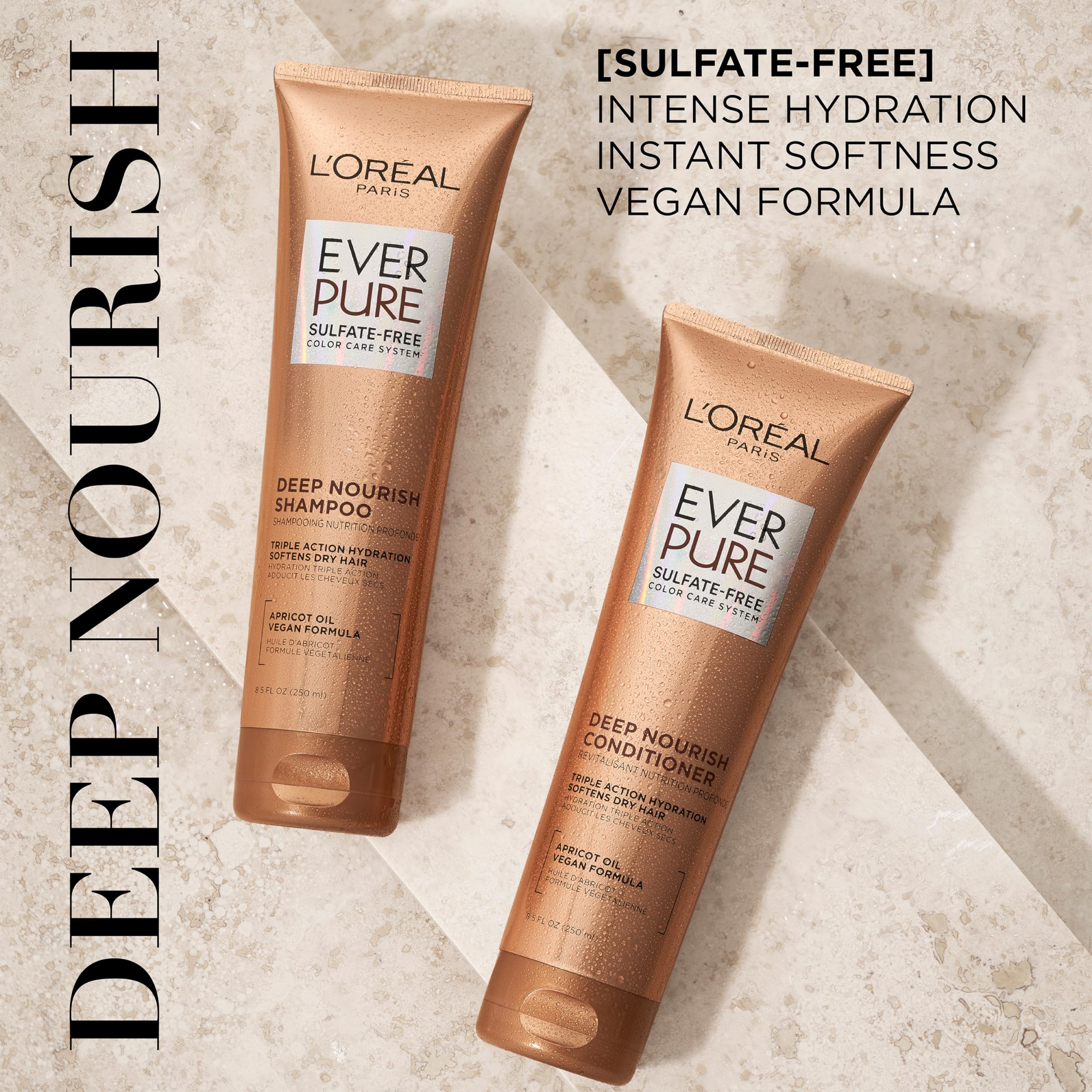 Foto 3 pulgar | Set de Shampoo y Acondicionador L'oreal Paris Everpure 250 Ml x 2 - Venta Internacional
