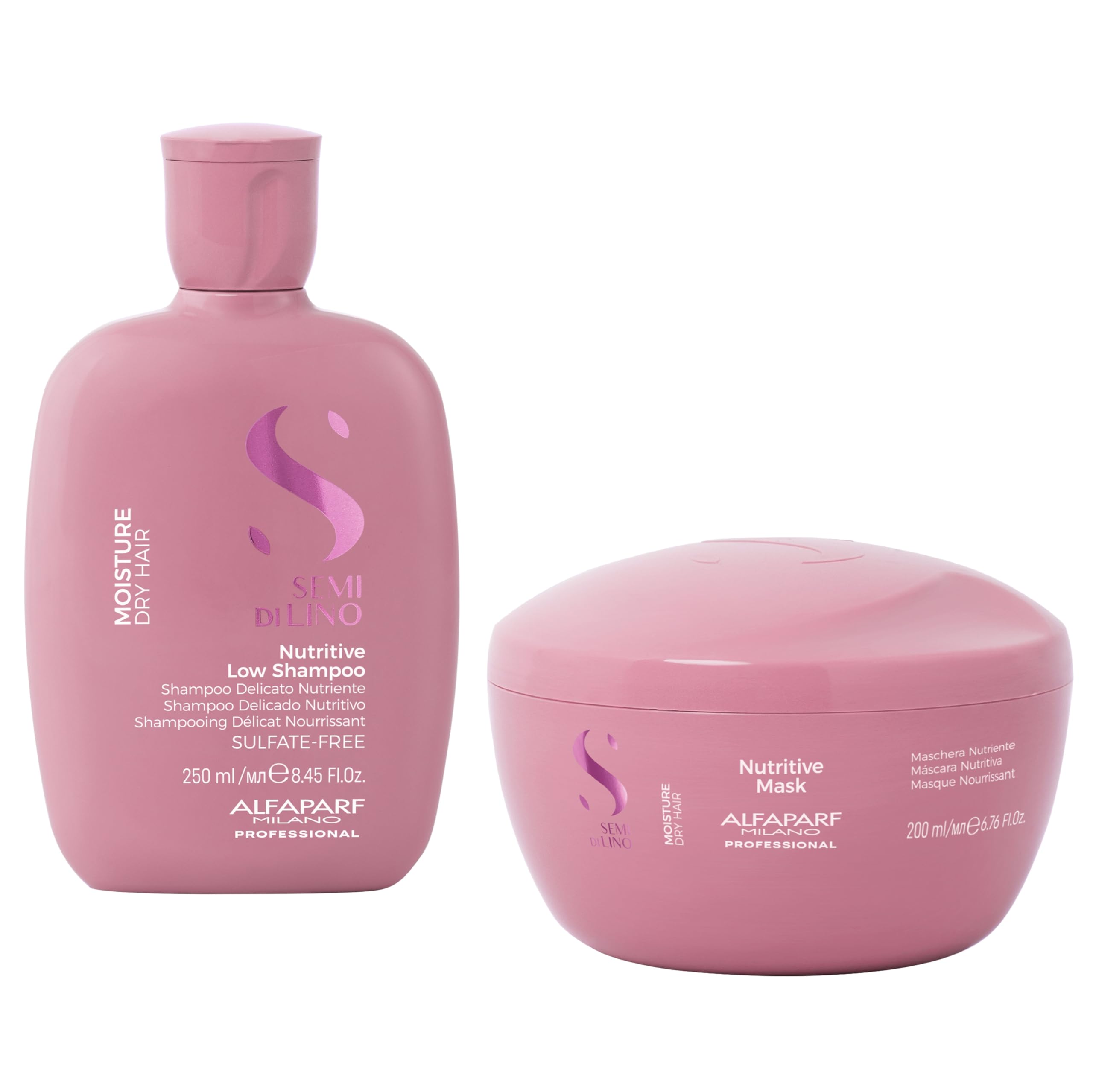 Foto 1 | Set de Champú y Mascarilla Alfaparf Milano Semi Di Lino - Venta Internacional