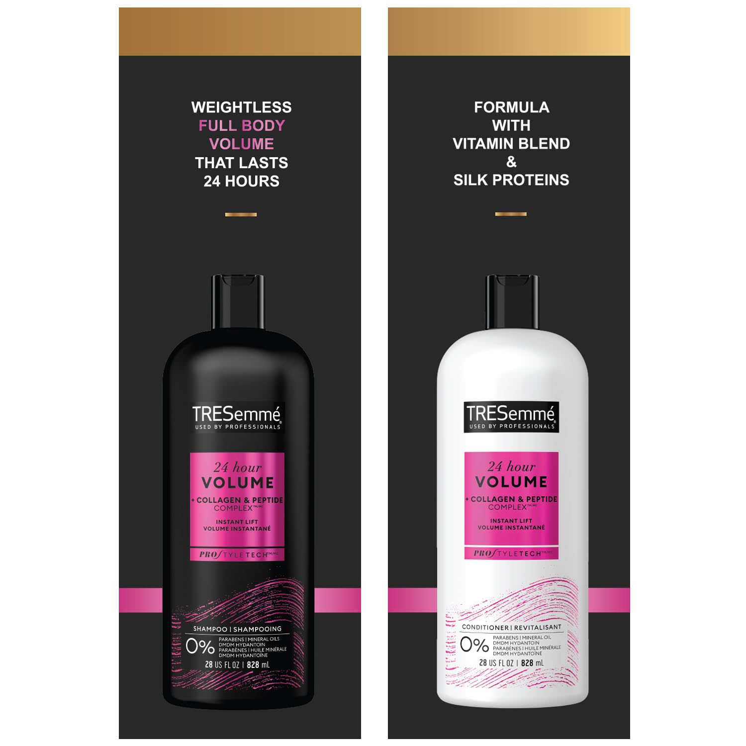 Foto 4 pulgar | Shampoo y Acondicionador Tresemmé Voluminizing 800 Ml - Venta Internacional