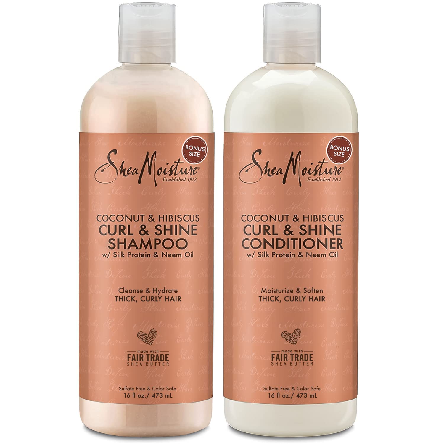 Foto 2 pulgar | Champú y Acondicionador Sheamoisture Coconut & Hibiscus - Venta Internacional