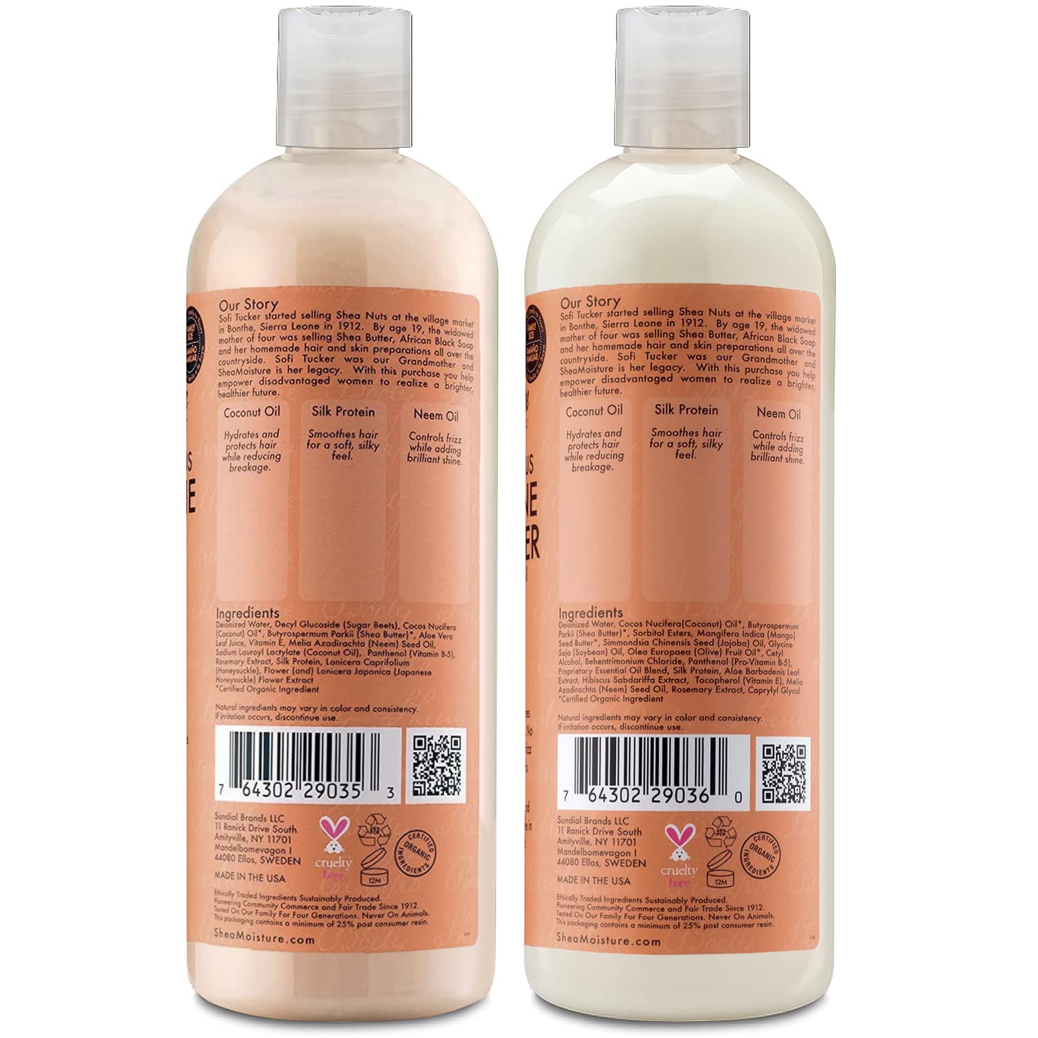 Foto 3 pulgar | Champú y Acondicionador Sheamoisture Coconut & Hibiscus - Venta Internacional