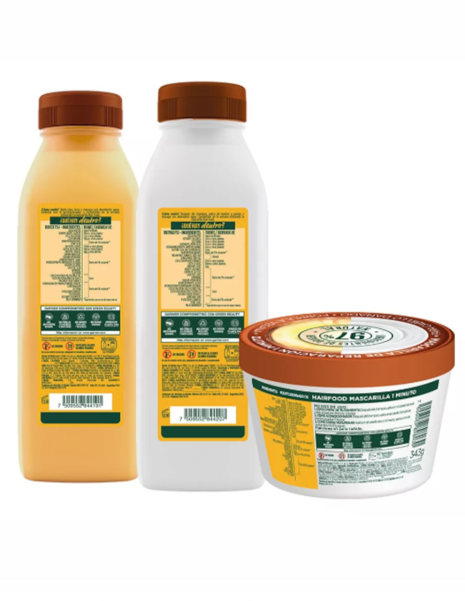 Foto 4 pulgar | Kit Garnier Fructis Hair Food Coco Rutina Completa + Termo de Agua Güish