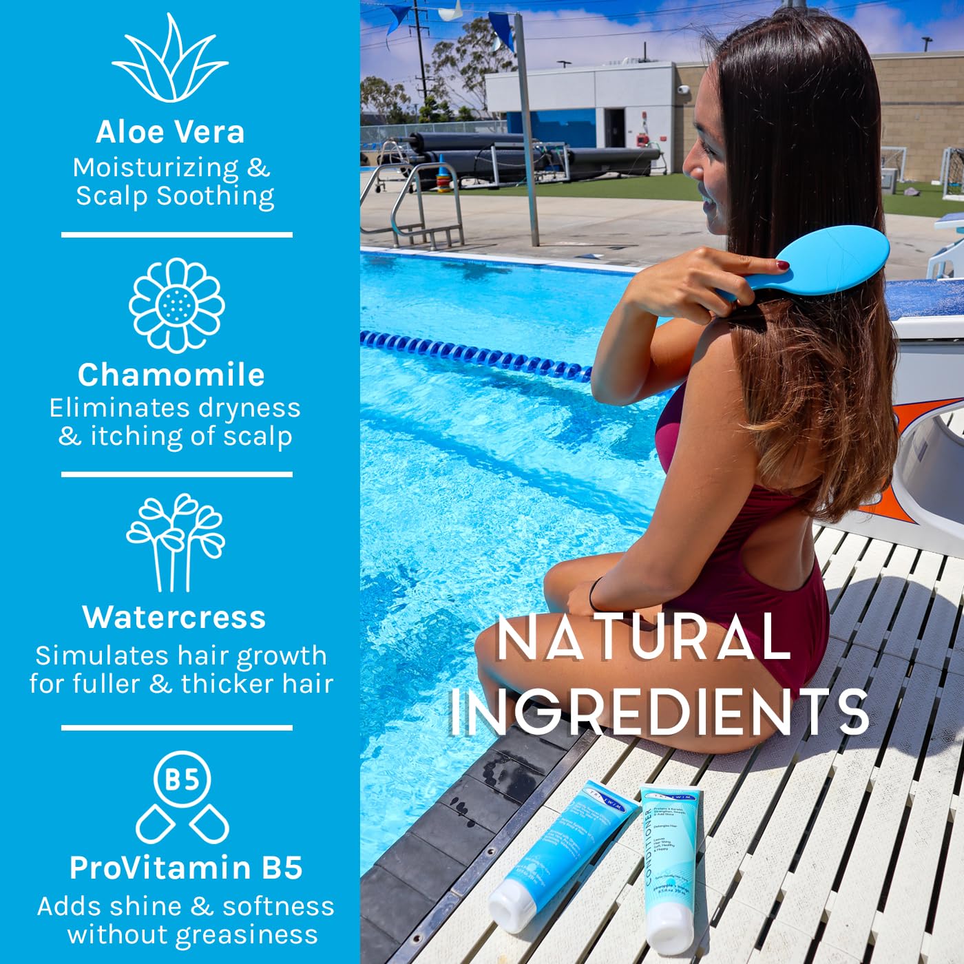 Foto 4 pulgar | Set para Cuidado del Cabello: Champú y Acondicionador Triswim Chlorine - Venta Internacional