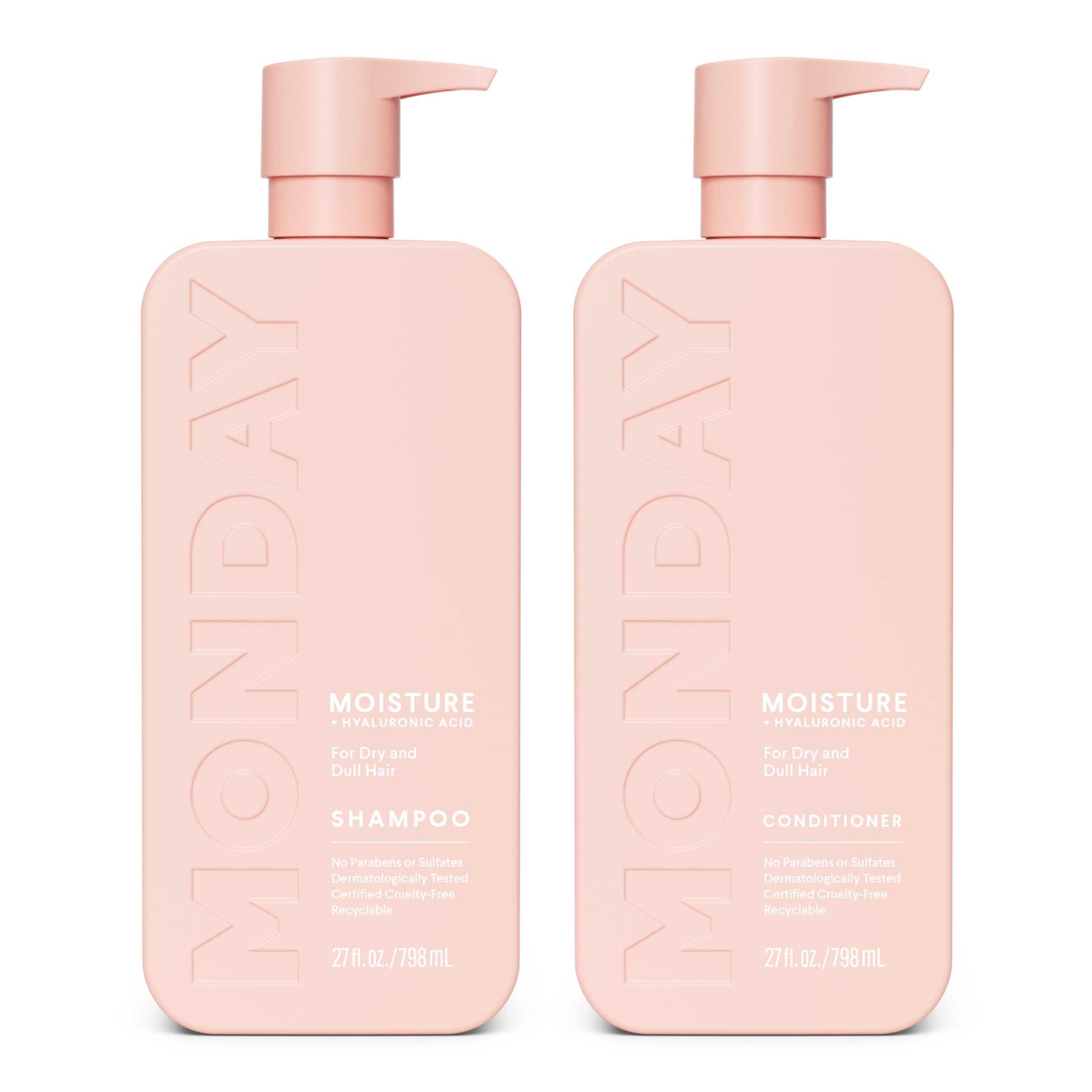 Foto 2 pulgar | Set De Champú Y Acondicionador Monday Haircare Moisture 800 Ml, Paquete De 2 - Venta Internacional.