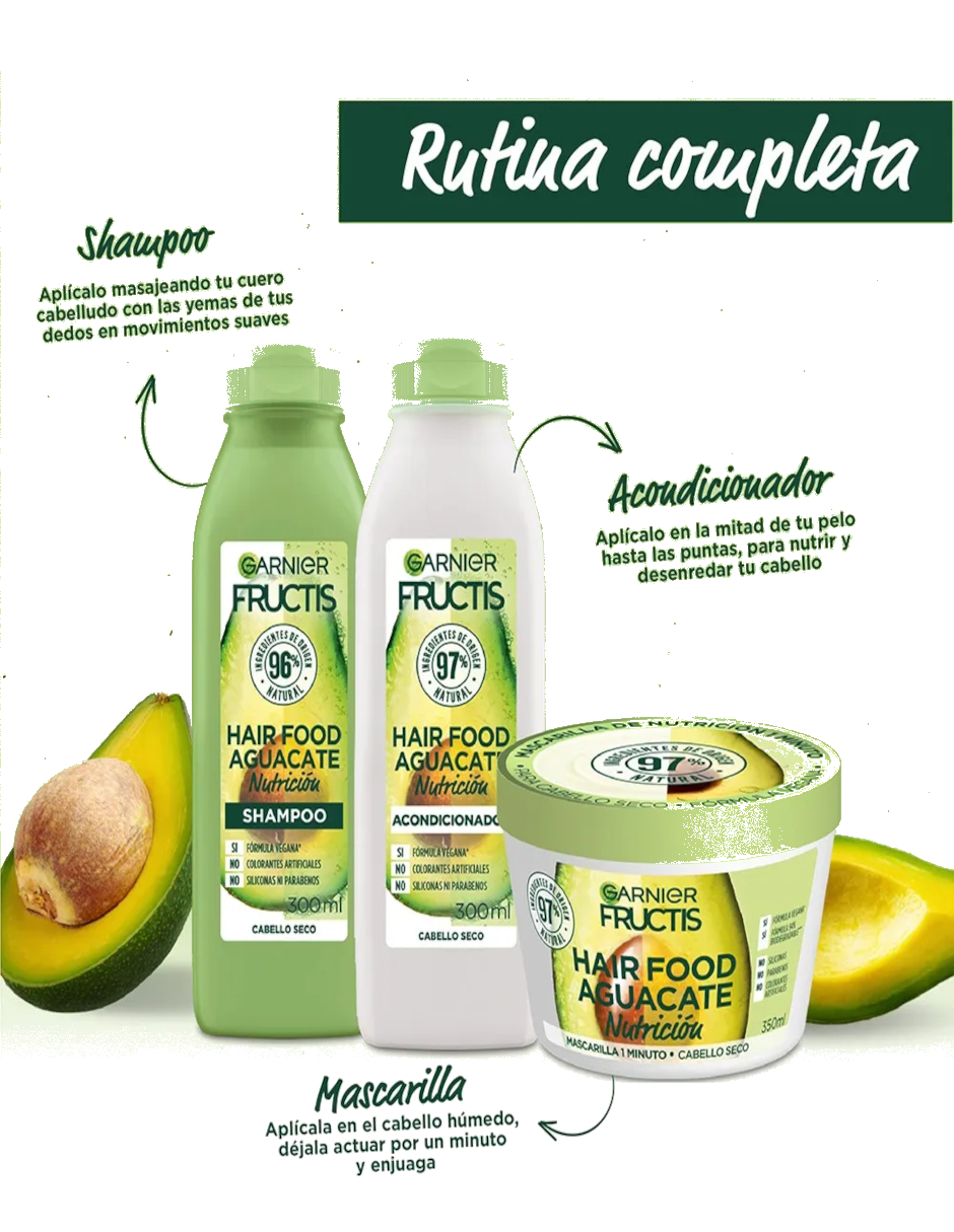Foto 3 pulgar | Kit Garnier Fructis Aguacate + Termo Güish