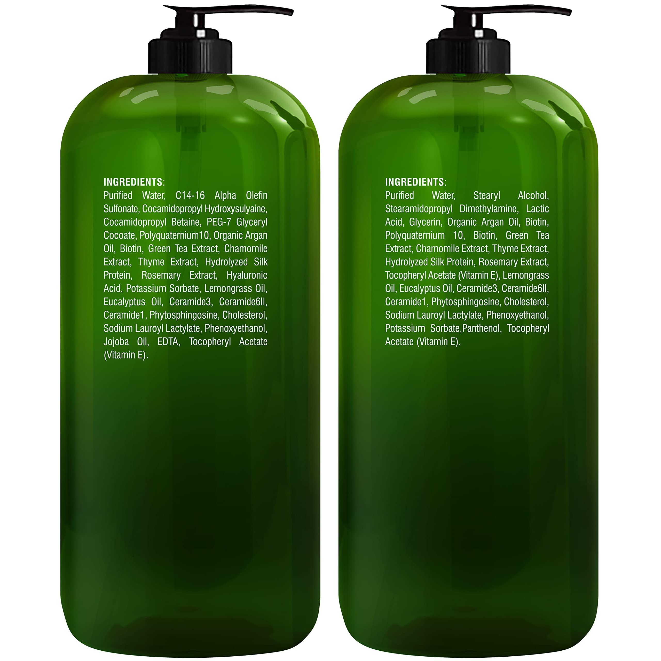 Foto 7 | Set De Champú Y Acondicionador Majestic Pure Biotin 480 Ml - Venta Internacional.
