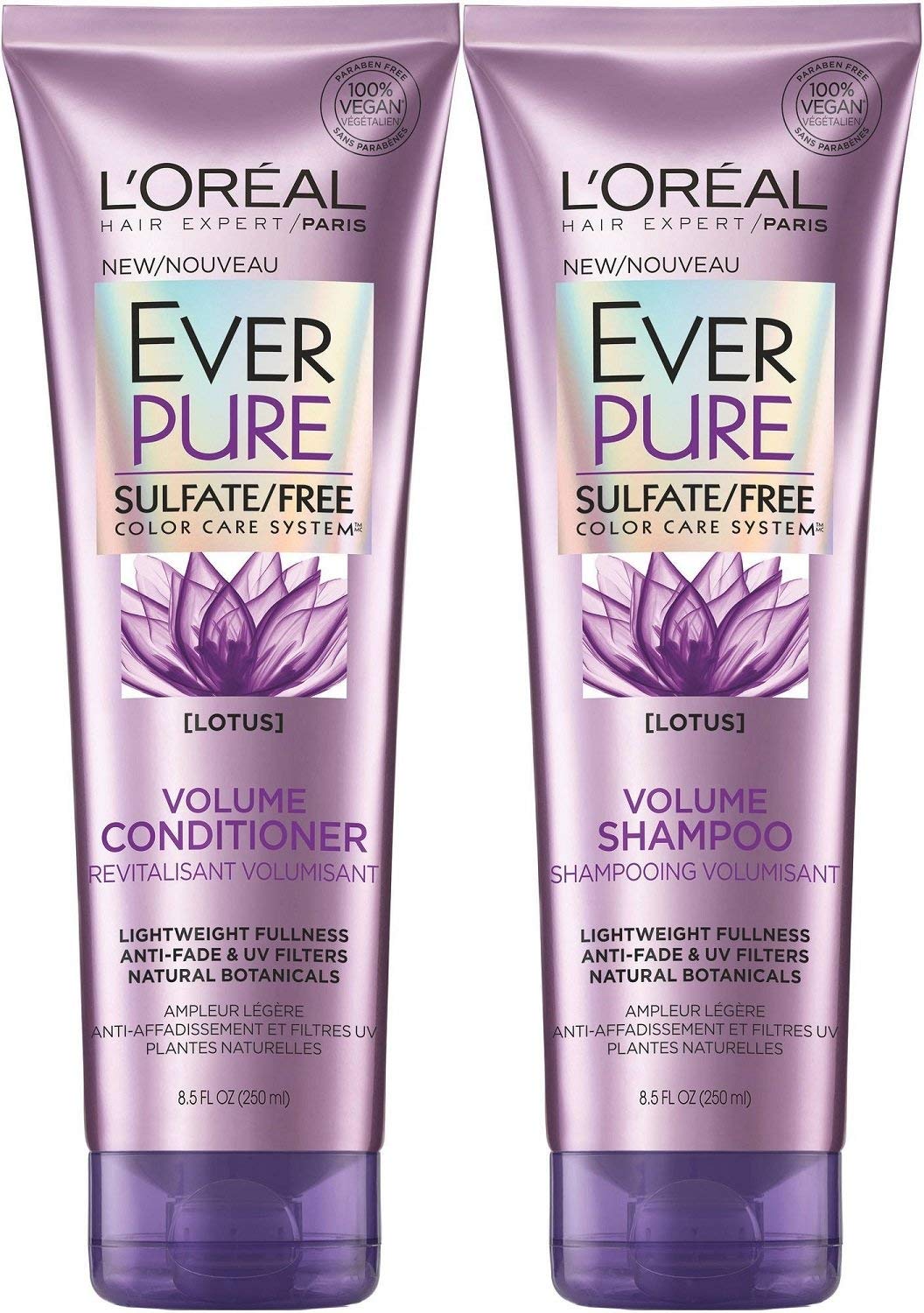 Champú Y Acondicionador L'oreal Paris Everpure Volume 250 Ml - Venta Internacional.