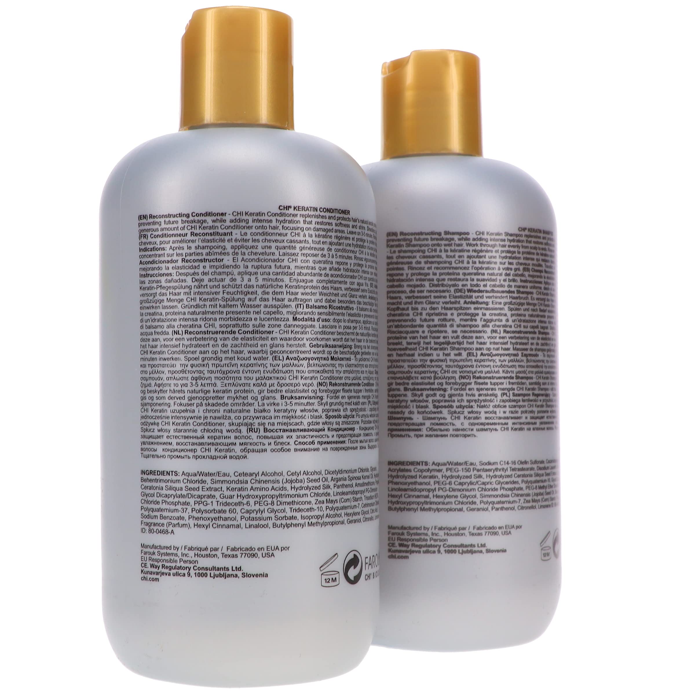 Foto 4 pulgar | Set De Champú Y Acondicionador Chi Keratin 355 Ml Cada Uno - Venta Internacional.