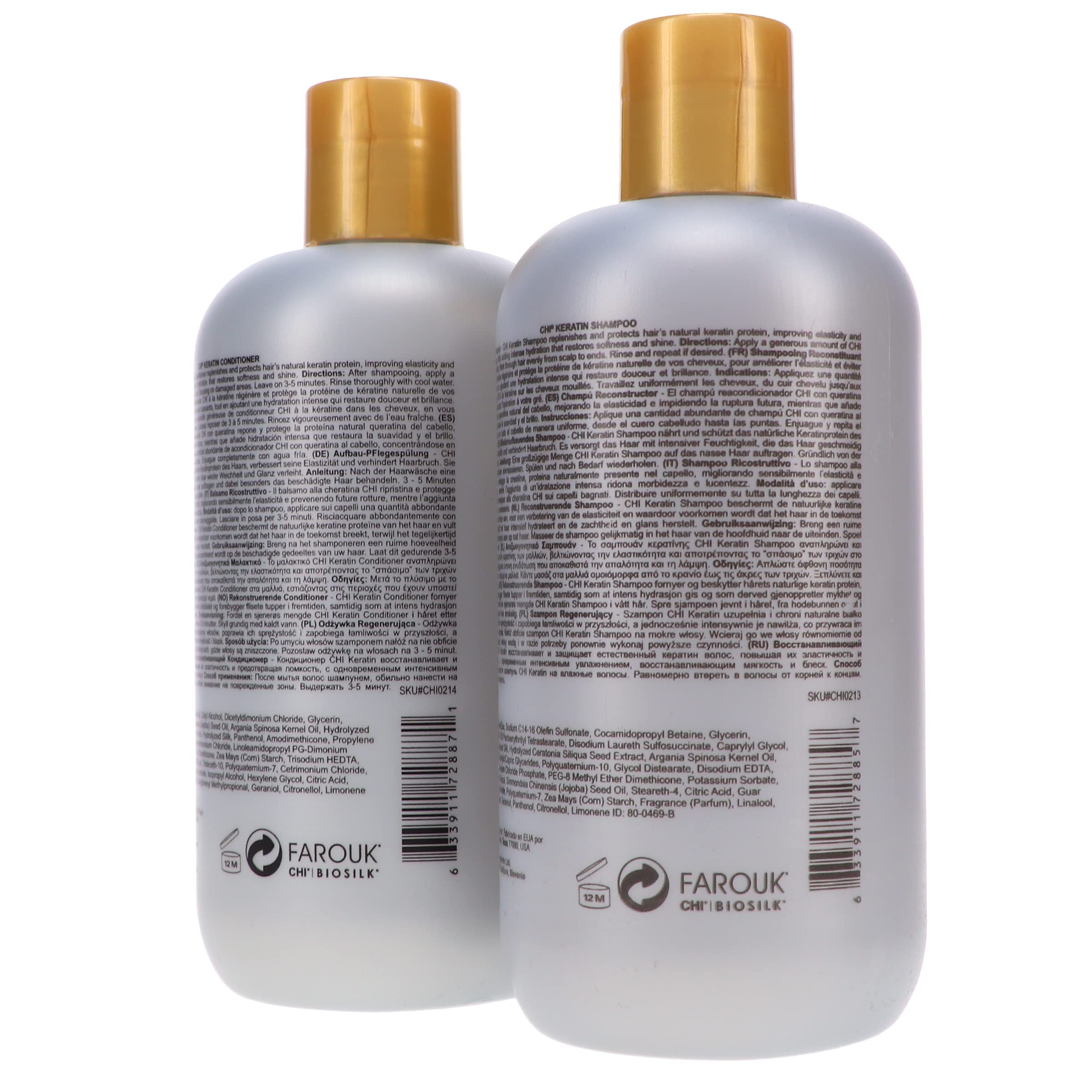 Foto 6 pulgar | Set De Champú Y Acondicionador Chi Keratin 355 Ml Cada Uno - Venta Internacional.