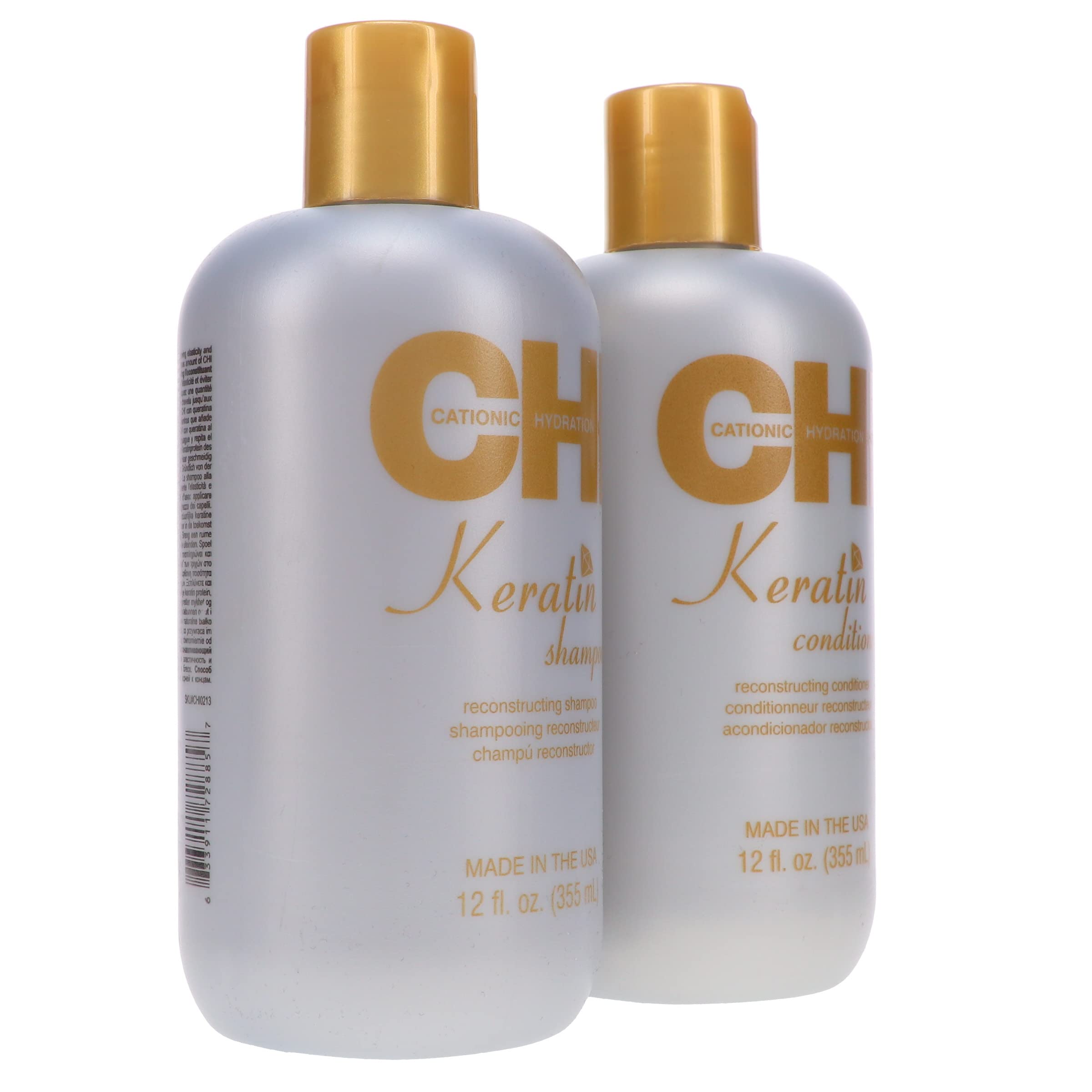 Foto 7 pulgar | Set De Champú Y Acondicionador Chi Keratin 355 Ml Cada Uno - Venta Internacional.