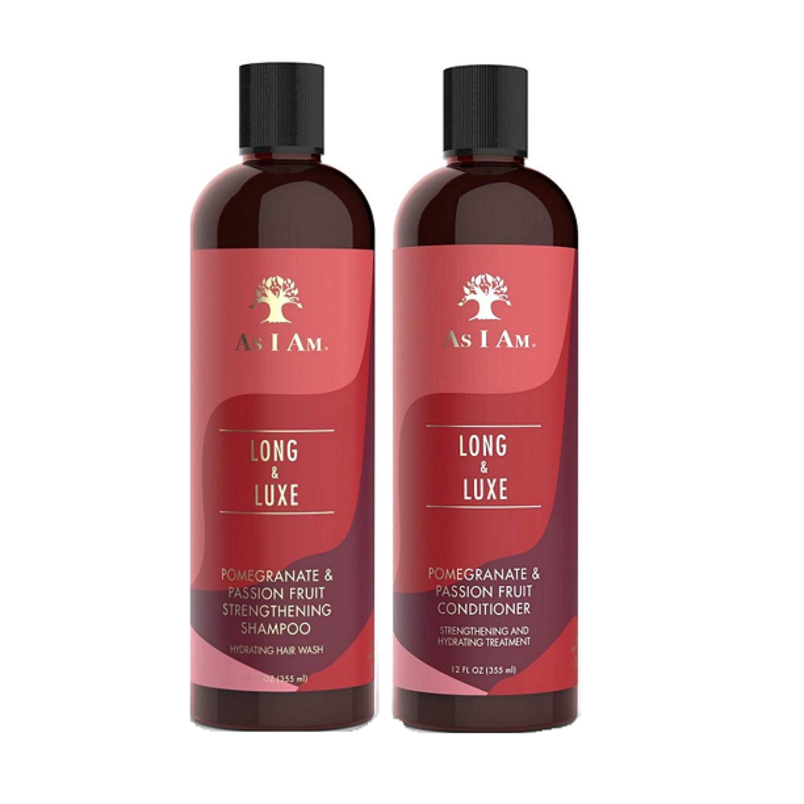 Champú Y Acondicionador As I Am Long & Luxe Strengthening 355 Ml - Venta Internacional.