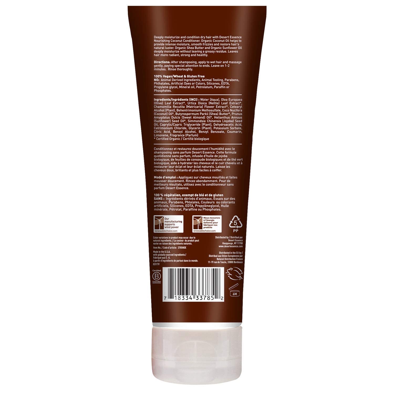 Foto 6 pulgar | Paquete De Champú Y Acondicionador Desert Essence Coconut 240 Ml - Venta Internacional.