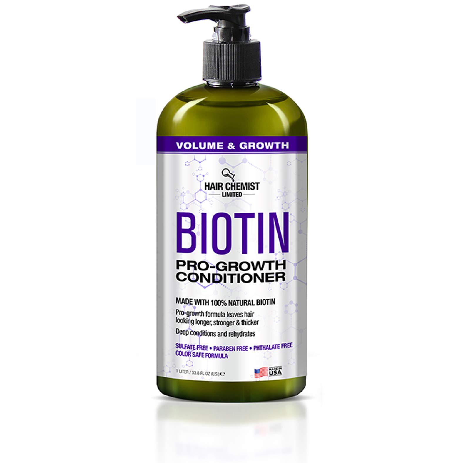 Foto 6 pulgar | Set De Champú Y Acondicionador Biotin Pro-growth De Hair Chemist - Venta Internacional.