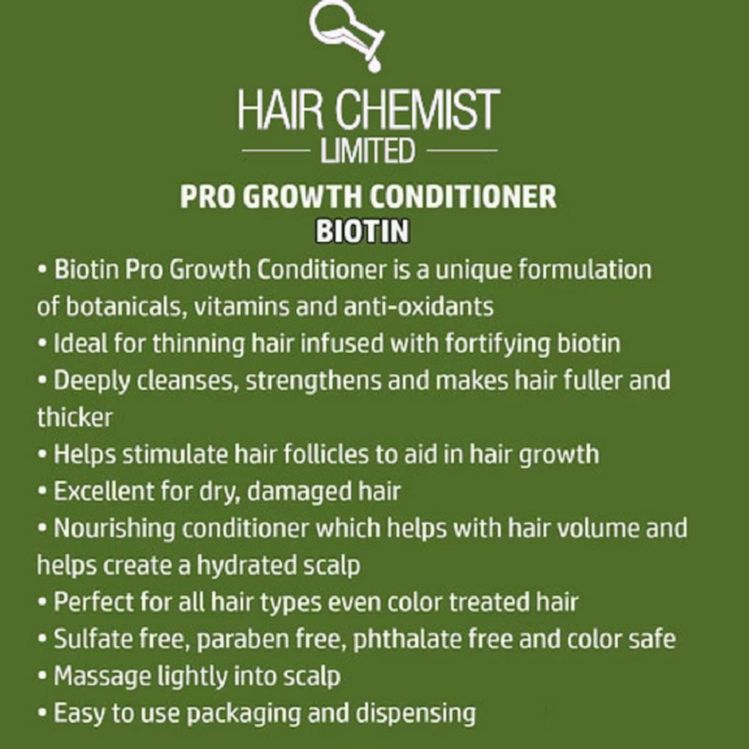 Foto 7 pulgar | Set De Champú Y Acondicionador Biotin Pro-growth De Hair Chemist - Venta Internacional.