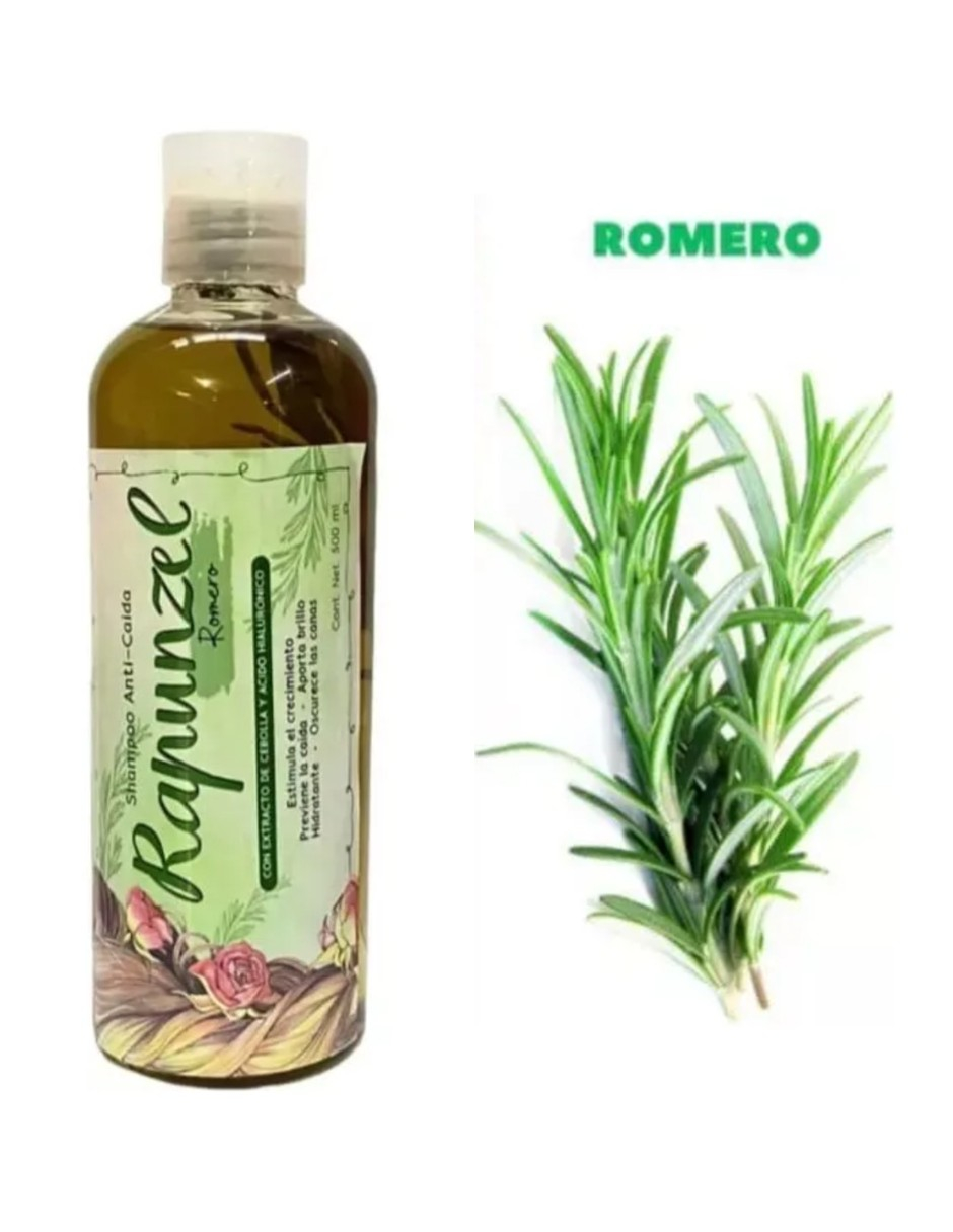 Foto 3 pulgar | Shampoo Artesanal Crecimiento Con Romero Rapunzel+termo De Agua De Regalo Güish