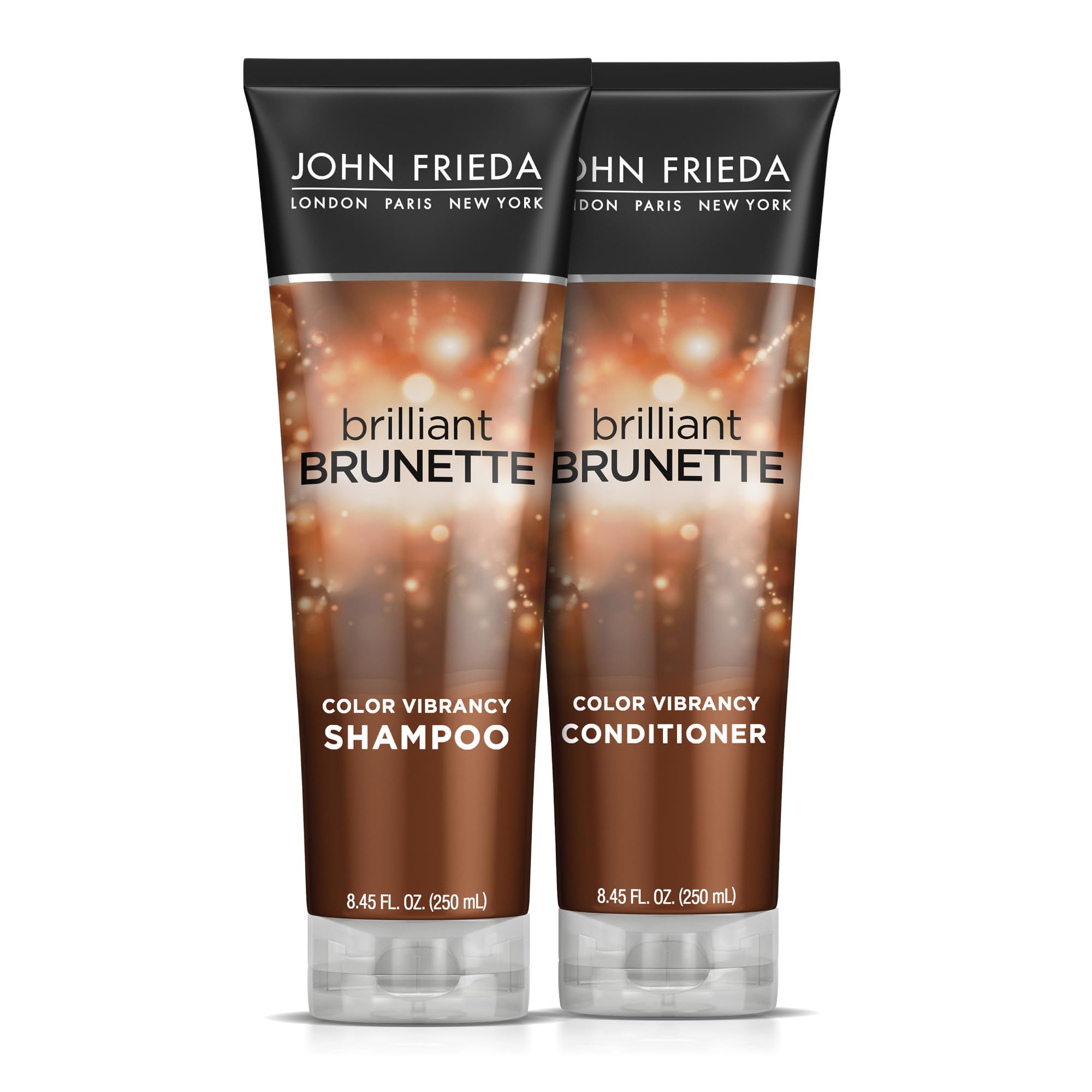 Set Dúo De Champú Y Acondicionador John Frieda Brilliant Brunette - Venta Internacional.