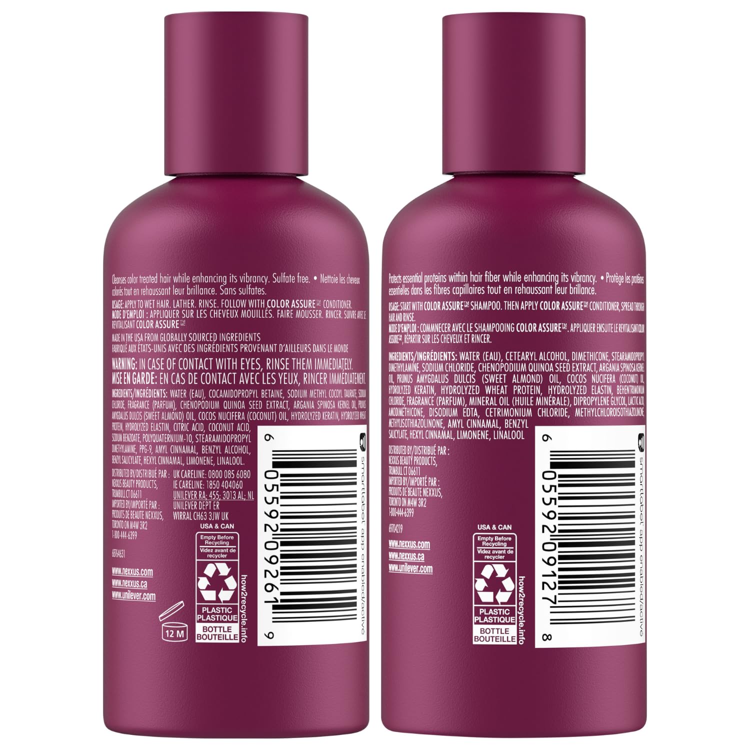 Foto 3 pulgar | Set De Champú Y Acondicionador Nexxus Color Assure 90 Ml - Venta Internacional.
