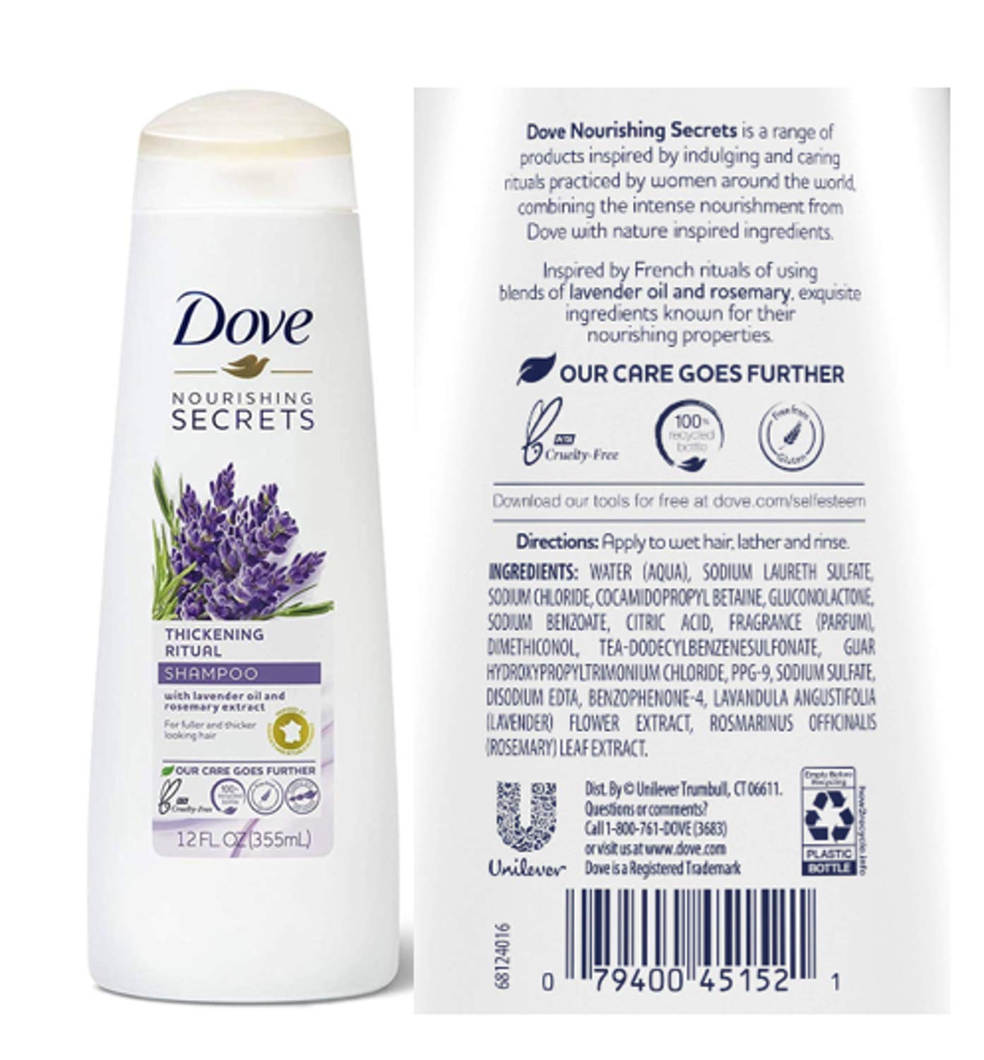 Foto 3 pulgar | Set De Cuidado Capilar Dove Nourishing Rituals Champú Y Acondicionador Espesante - Venta Internacional.