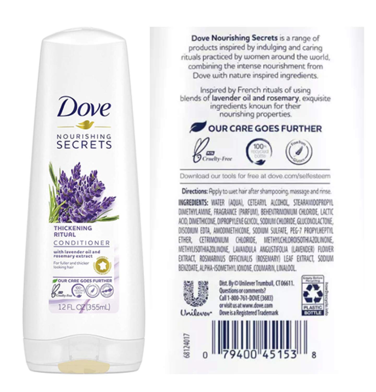 Foto 4 pulgar | Set De Cuidado Capilar Dove Nourishing Rituals Champú Y Acondicionador Espesante - Venta Internacional.