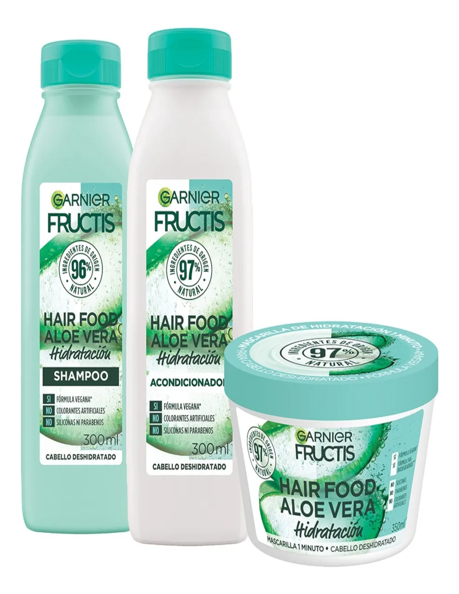 Foto 2 pulgar | Set de Cuidado para el Cabello Garnier Fructis Aloe Vera