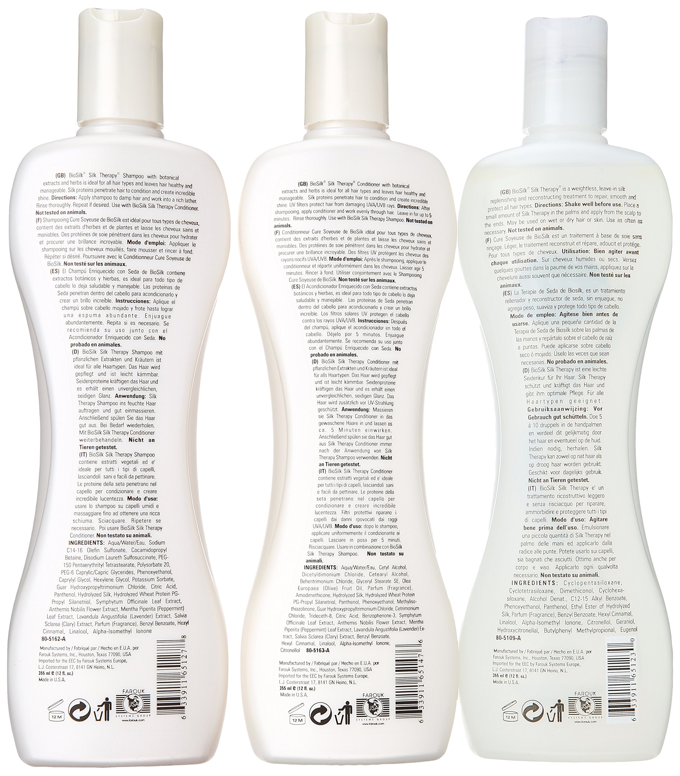 Foto 3 pulgar | Kit De Cuidado Del Cabello Biosilk Silk Therapy: Champú, Acondicionador Y Sérum - Venta Internacional.