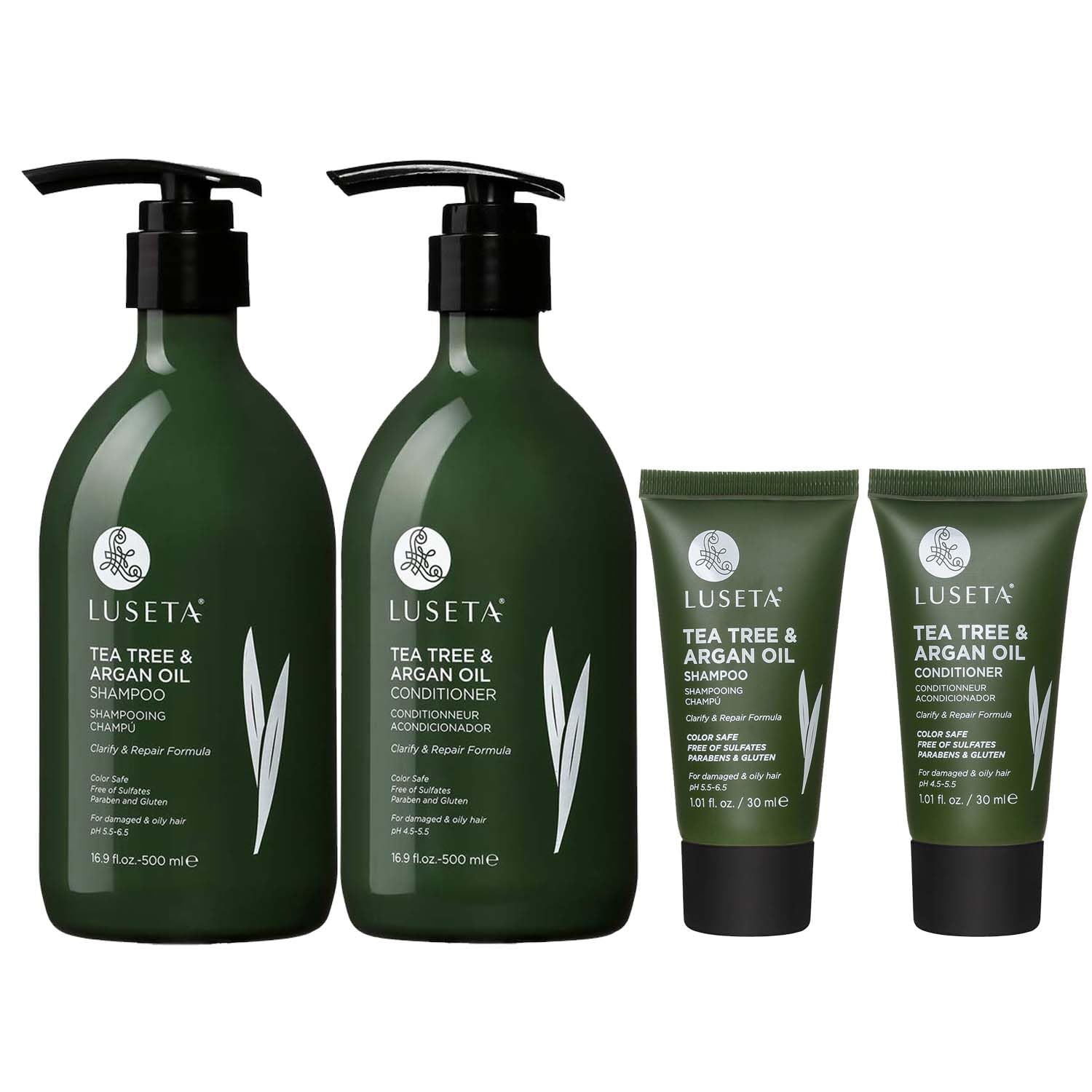 Foto 2 pulgar | Set De Champú Y Acondicionador Luseta Tea Tree Oily Hair - Venta Internacional.