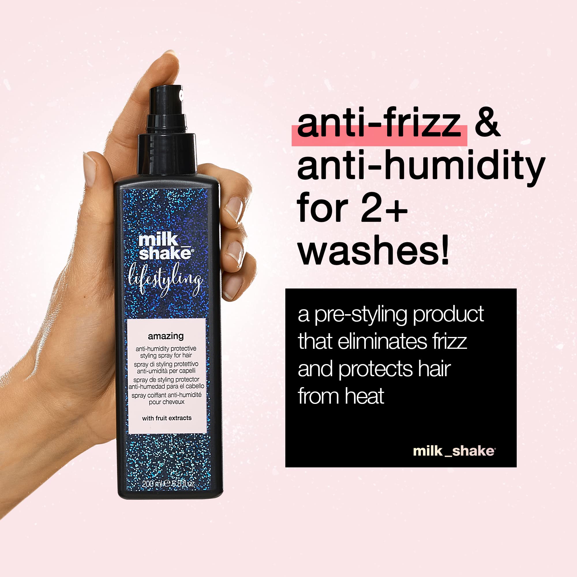 Foto 3 pulgar | Spray Antihumedad Milk_shake Lifestyling Amazing 200 Ml - Venta Internacional.