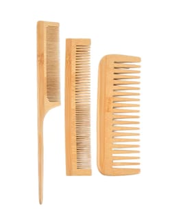 Foto 4 | Kit De Cepillo Y Peine De Bambú Anti Frizz 6pcs + Gratis Termo Güish De Regalo