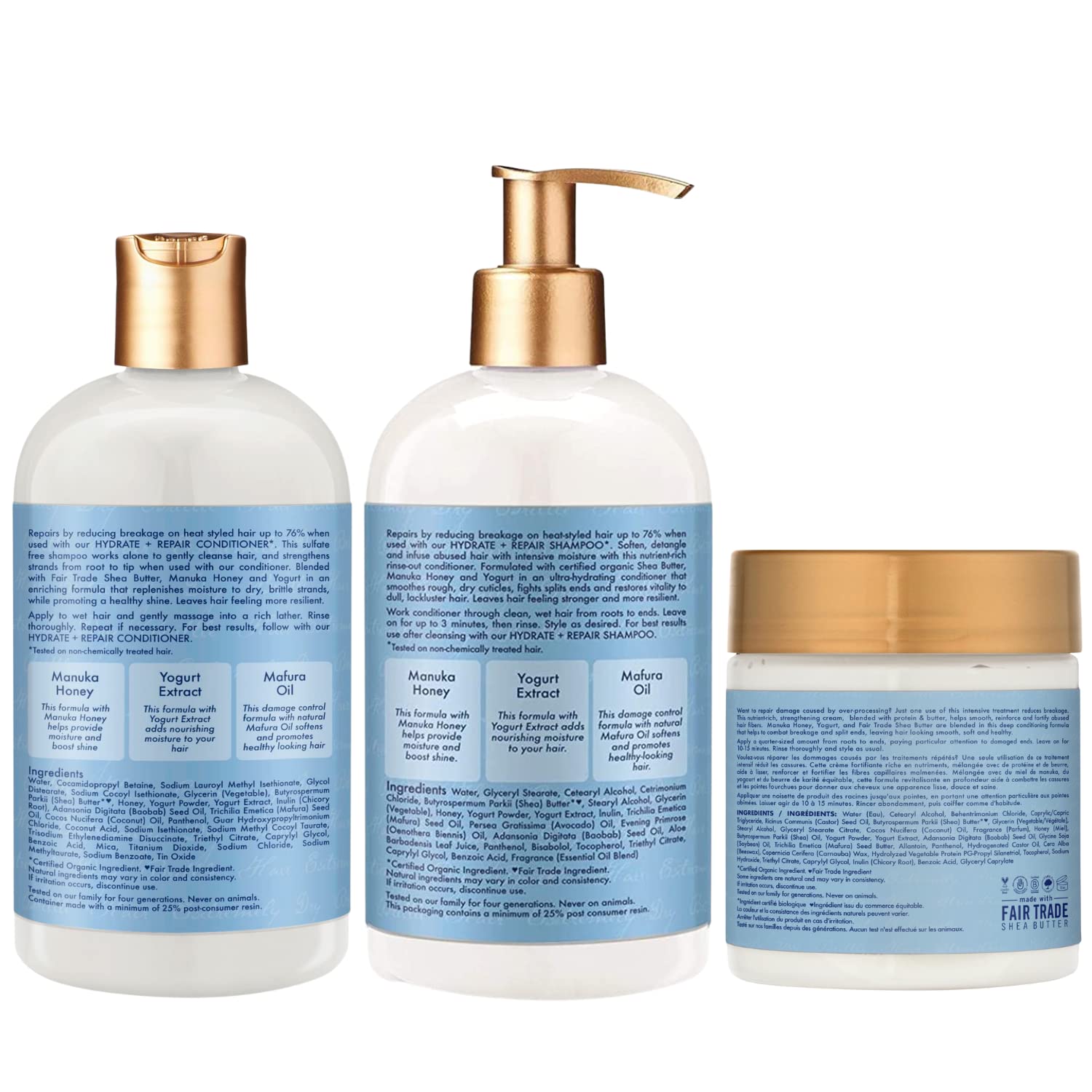 Foto 2 | Set De Champú Y Acondicionador Sheamoisture Manuka Honey - Venta Internacional.