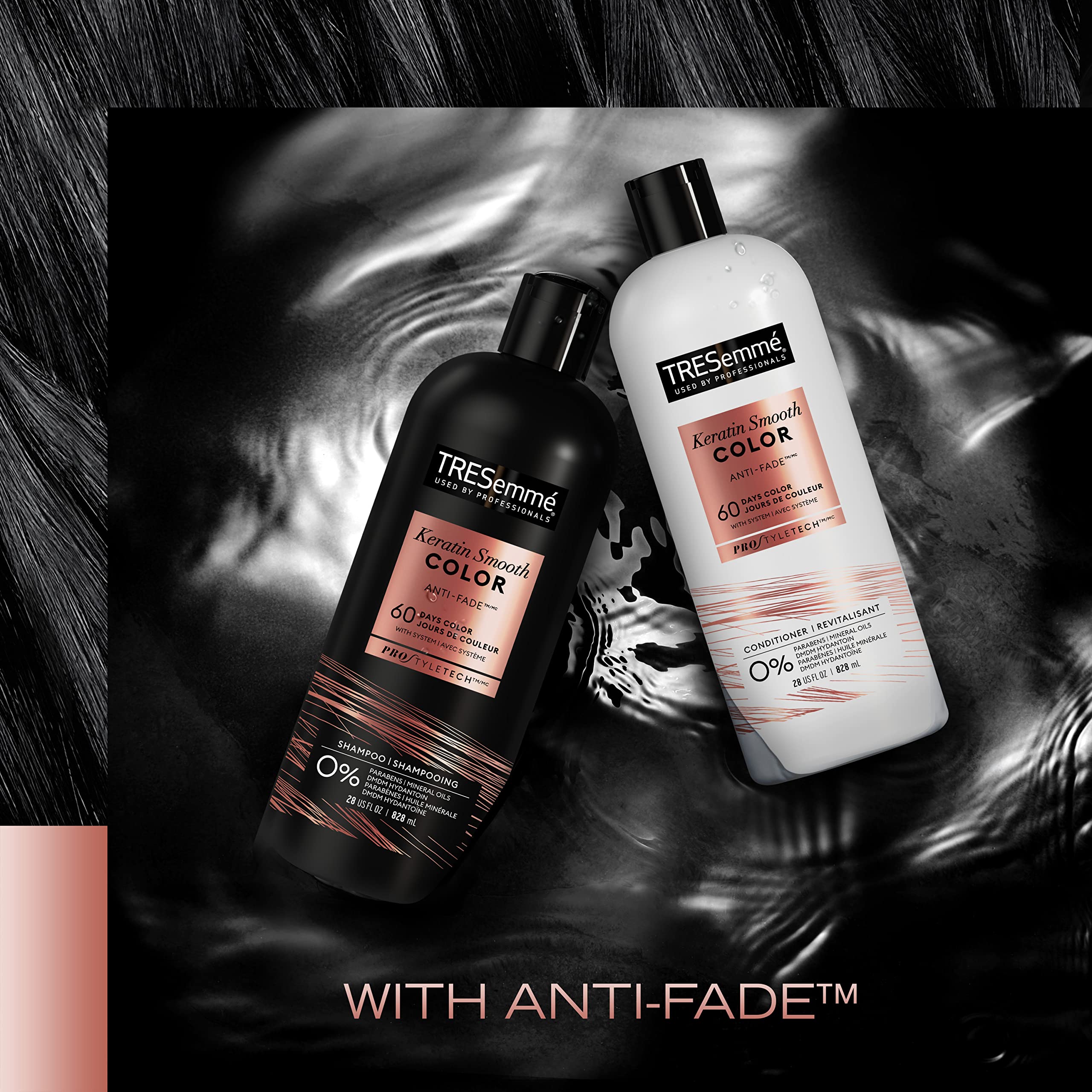 Foto 4 pulgar | Champú Y Acondicionador Tresemmé Keratin Smooth Color 800 Ml - Venta Internacional.
