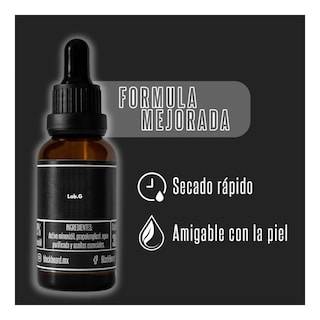 Foto 4 | Blackbeard 10% Tópico Para Crecimiento De Barba 2 Pz Lab.g Negro