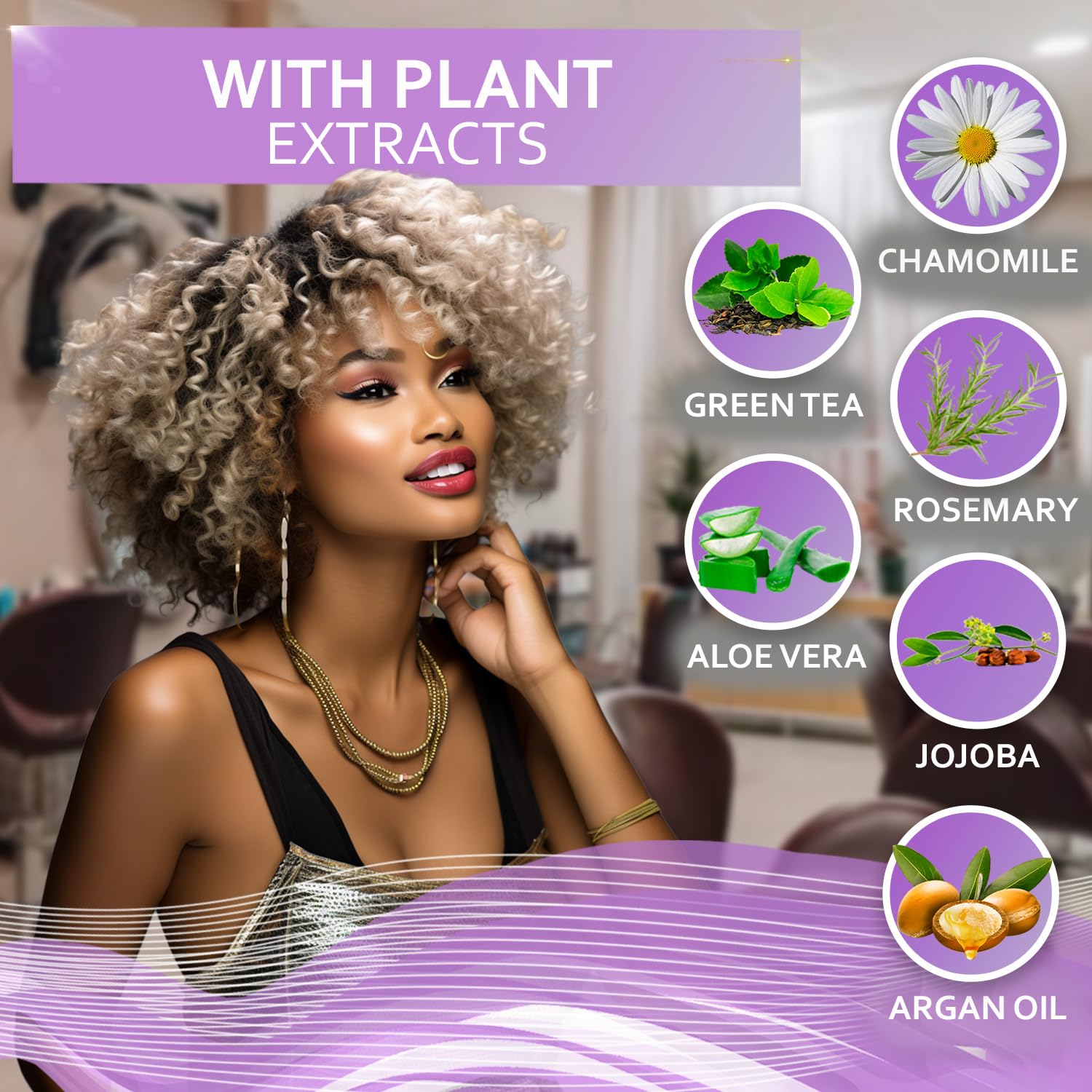 Foto 4 pulgar | Set De Champú Y Acondicionador Bellisso Purple Platinum Blonde - Venta Internacional.