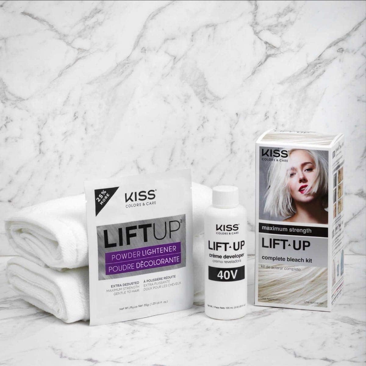 Foto 5 pulgar | Kit De Blanqueador Y Tónico Plateado Helado Kiss Lift Up Complete - Venta Internacional.
