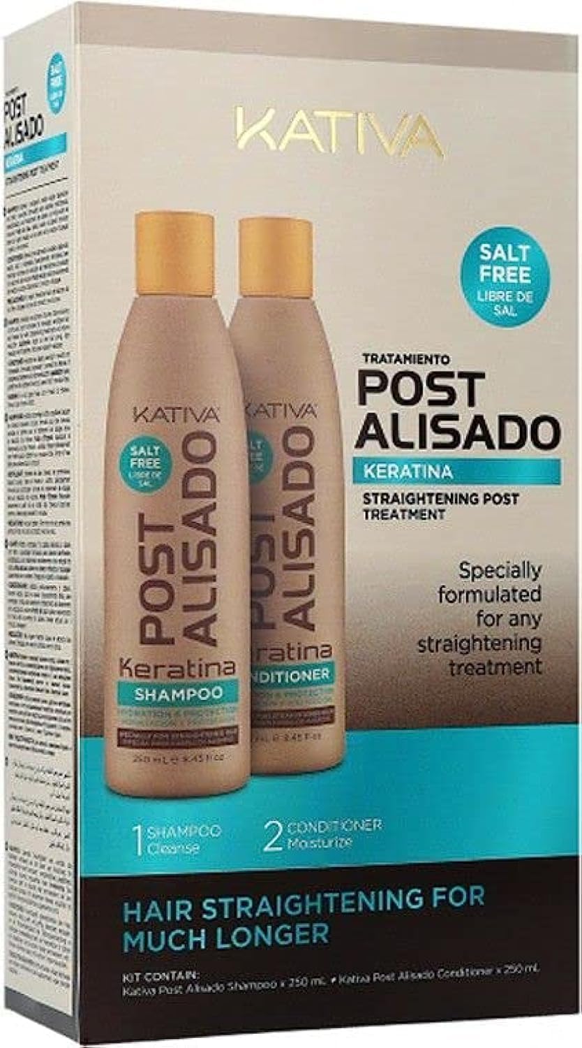 Foto 2 pulgar | Kit Posrelajante Kativa Tech Con Champú Y Acondicionador 250 Ml X2 - Venta Internacional.