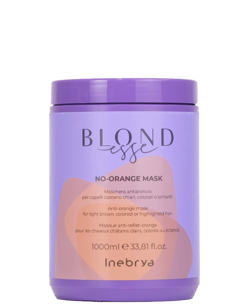 Foto 2 pulgar | Mascarilla Capilar Inebrya Blondesse No-orange 1000 Ml Para Castaño Claro - Venta Internacional.